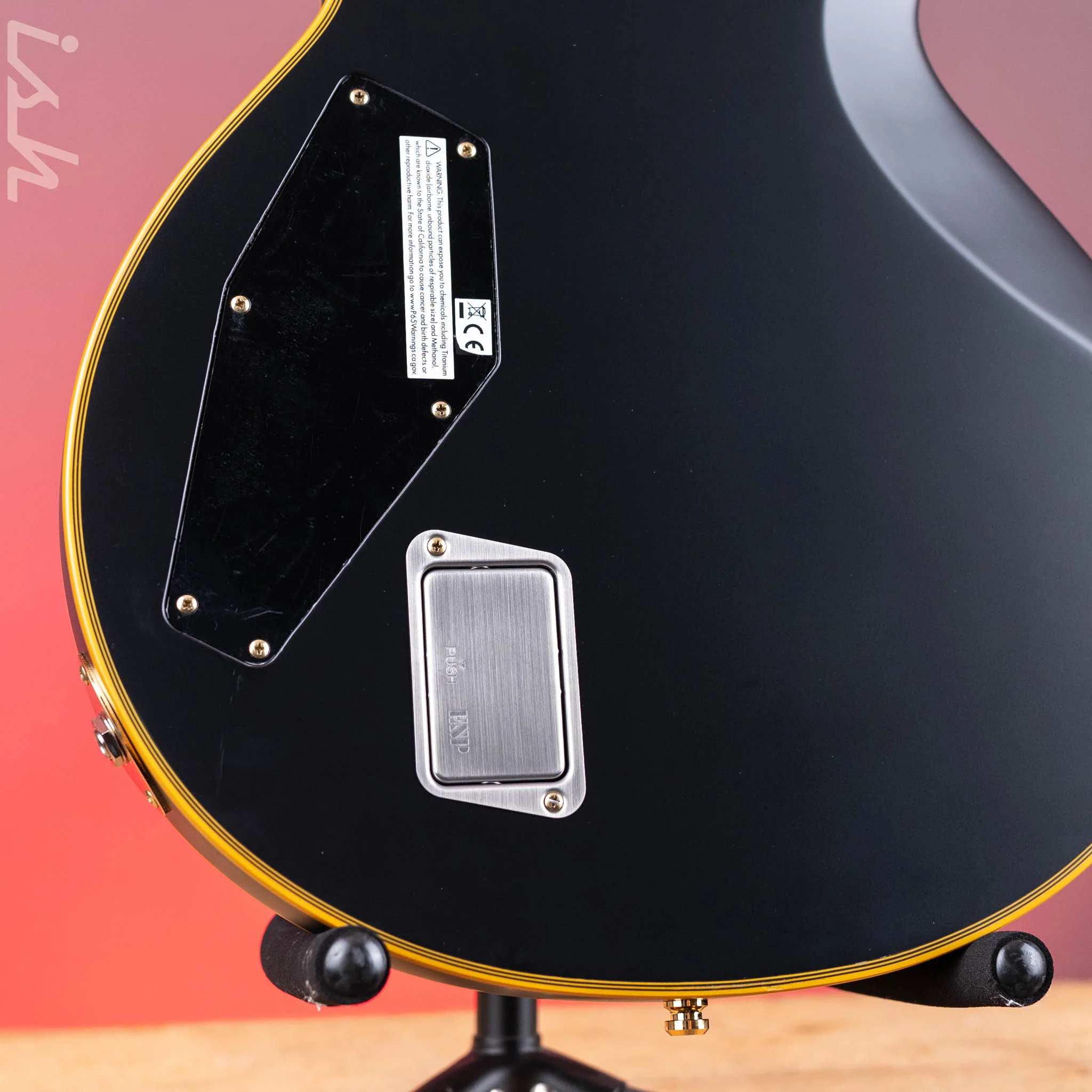 ESP E-II Eclipse DB Electric Guitar Vintage Black - Image 9