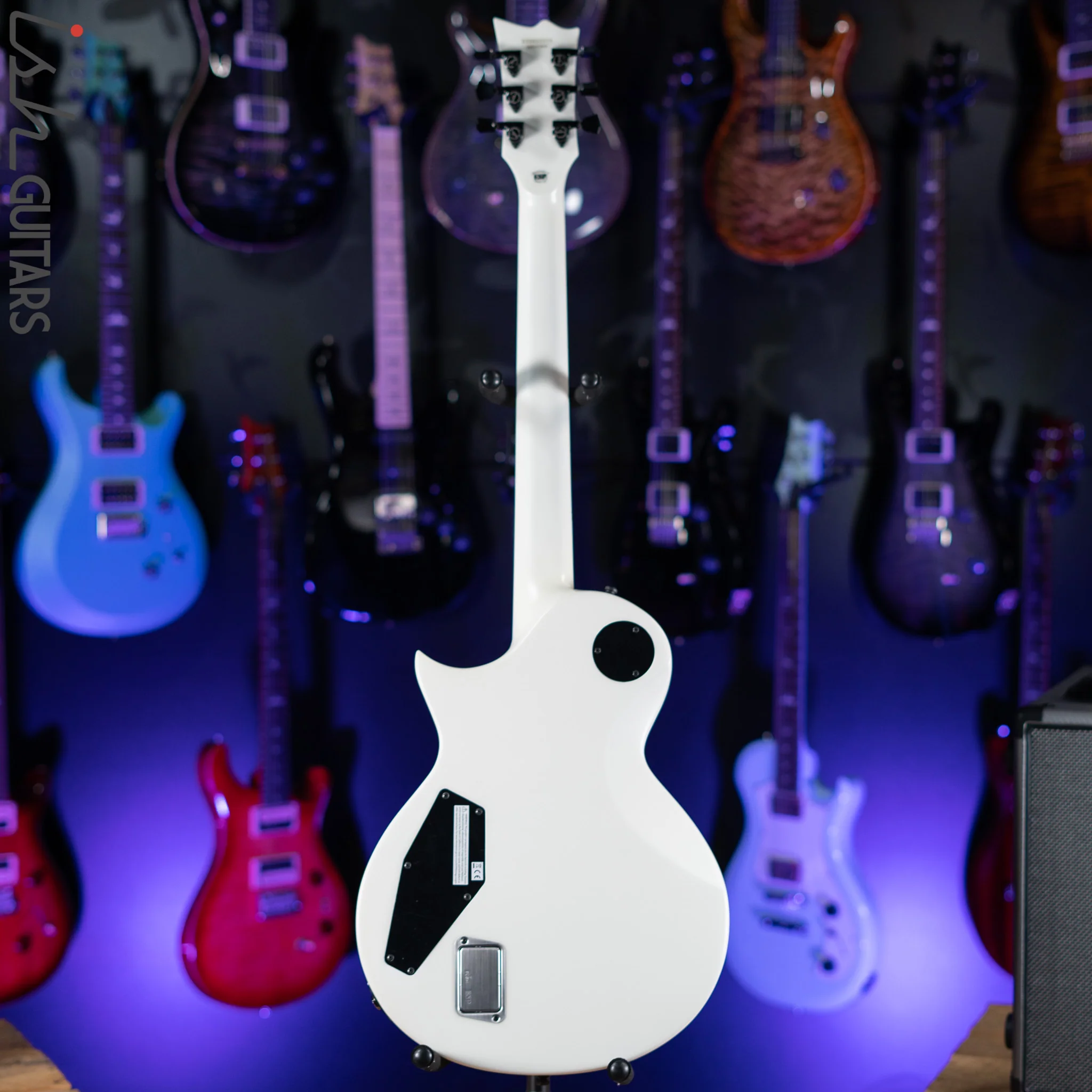 ESP E-II Eclipse Electric Guitar Snow White Satin - Image 7