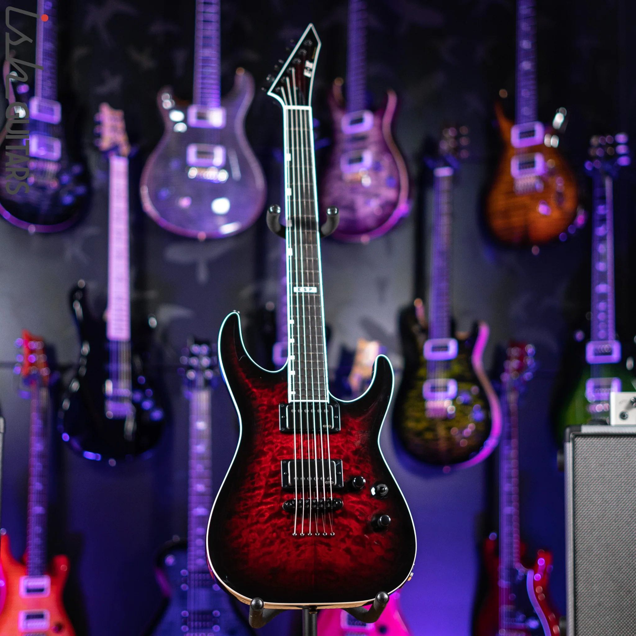 ESP E-II Horizon NT-II See Thru Black Cherry Sunburst - Image 2