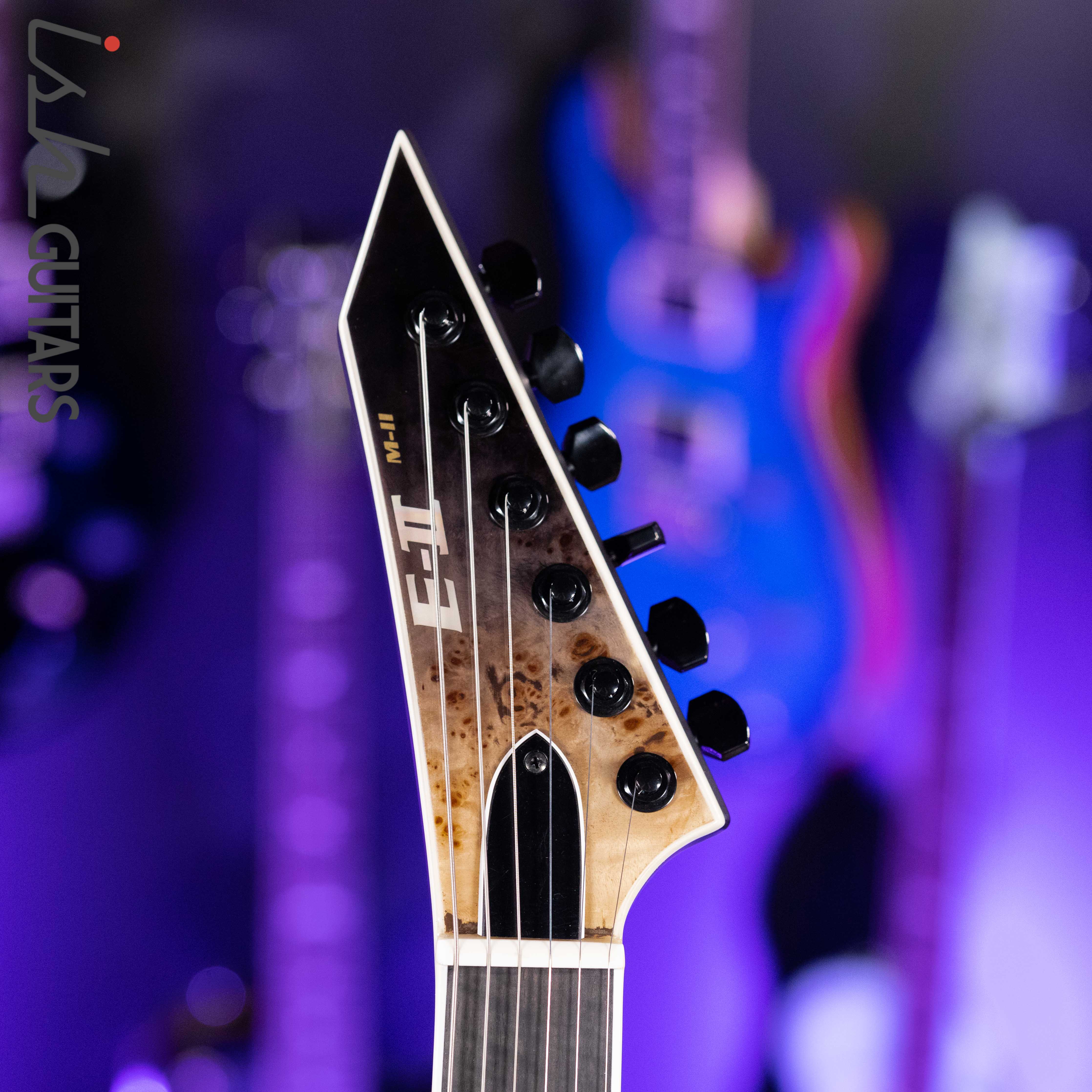 ESP E-II M-II NT Black Natural Fade Gloss Demo - Image 6