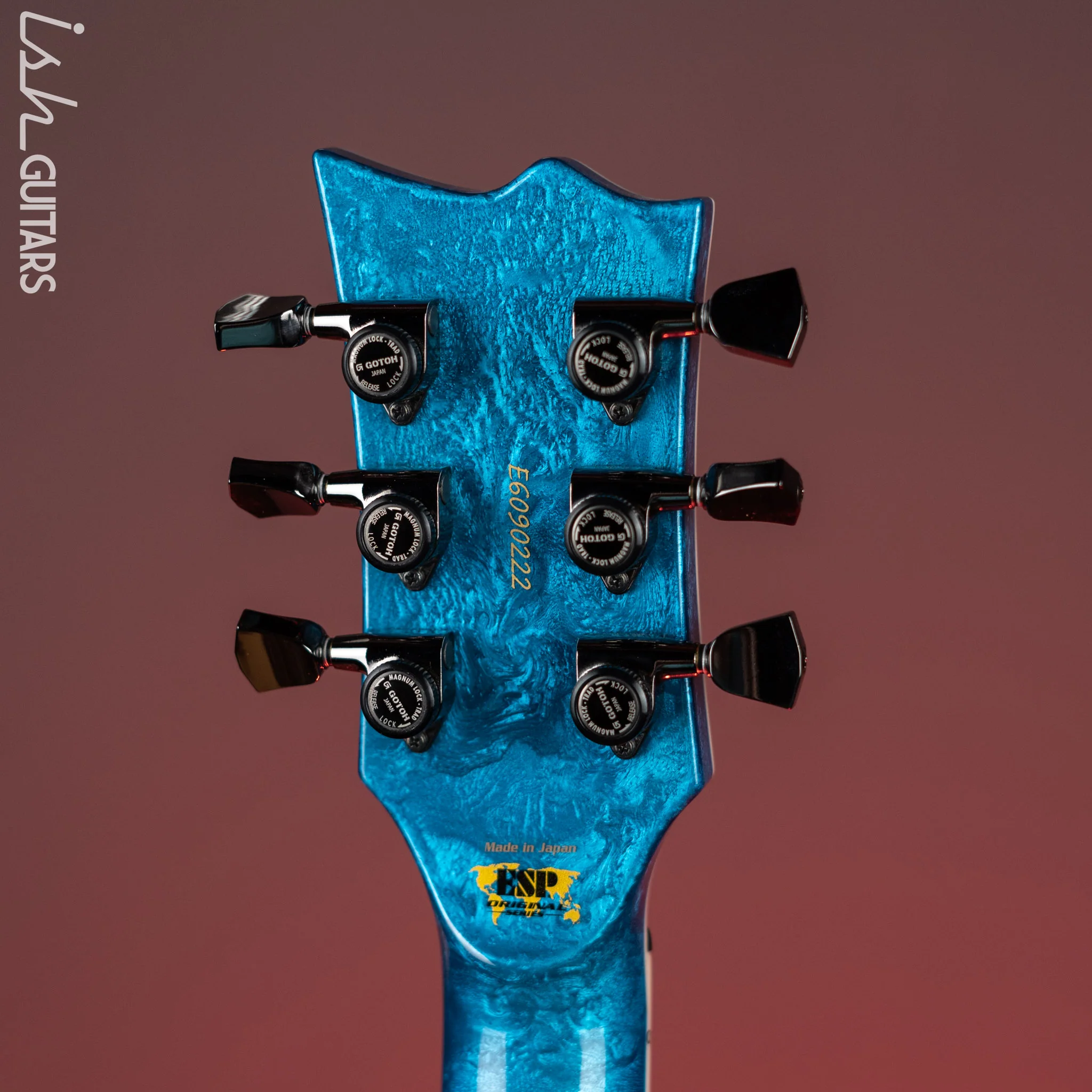ESP Eclipse Custom Blue Liquid Metal - Image 11
