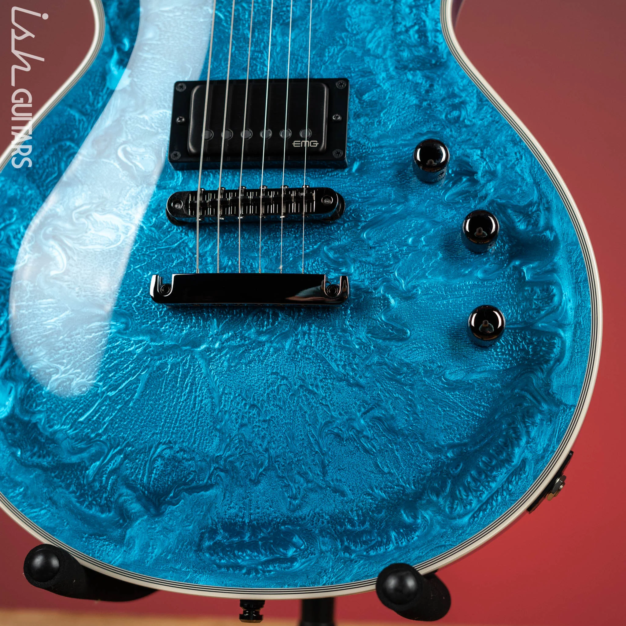 ESP Eclipse Custom Blue Liquid Metal - Image 4