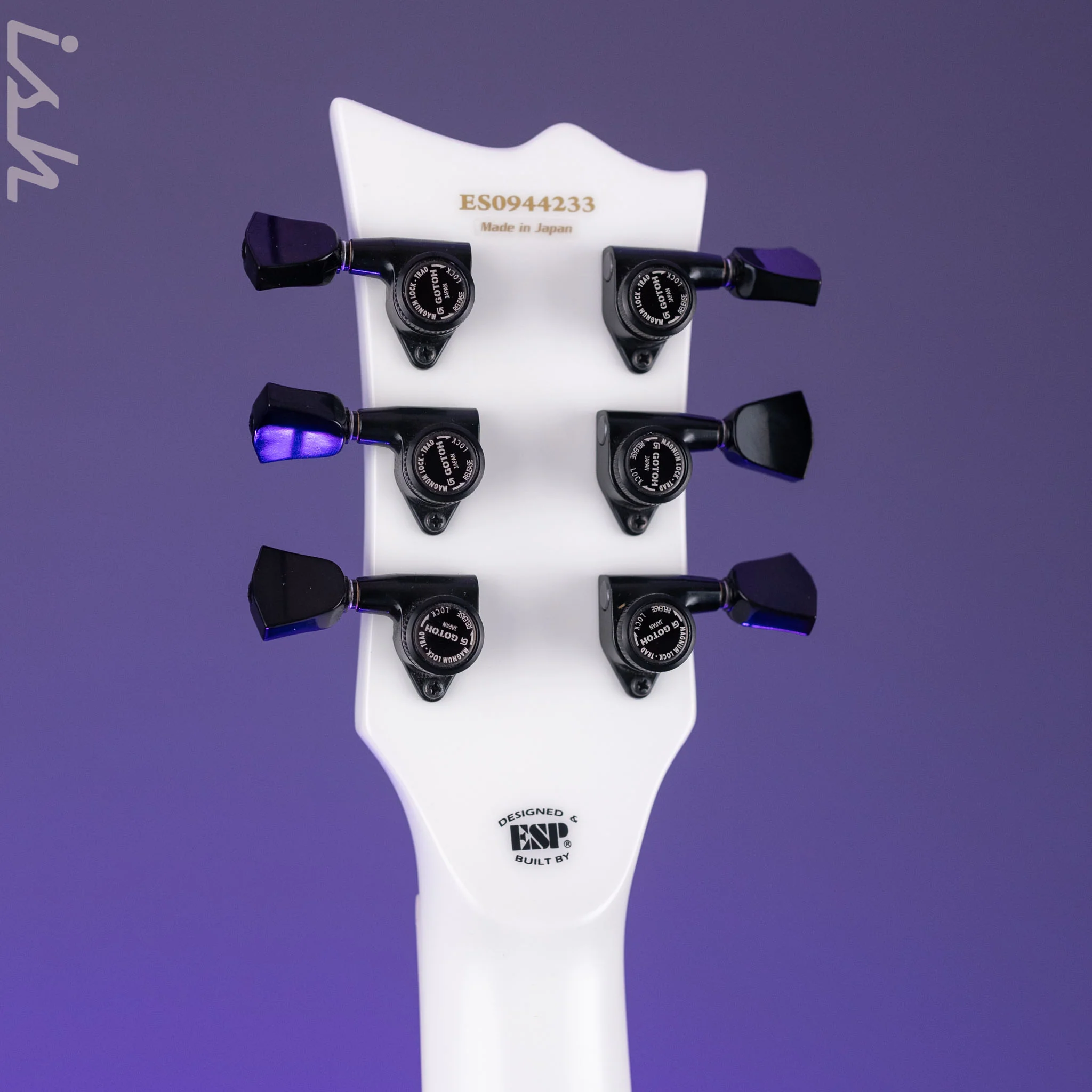 ESP Eclipse E-II Electric Guitar Snow White Satin - Image 10