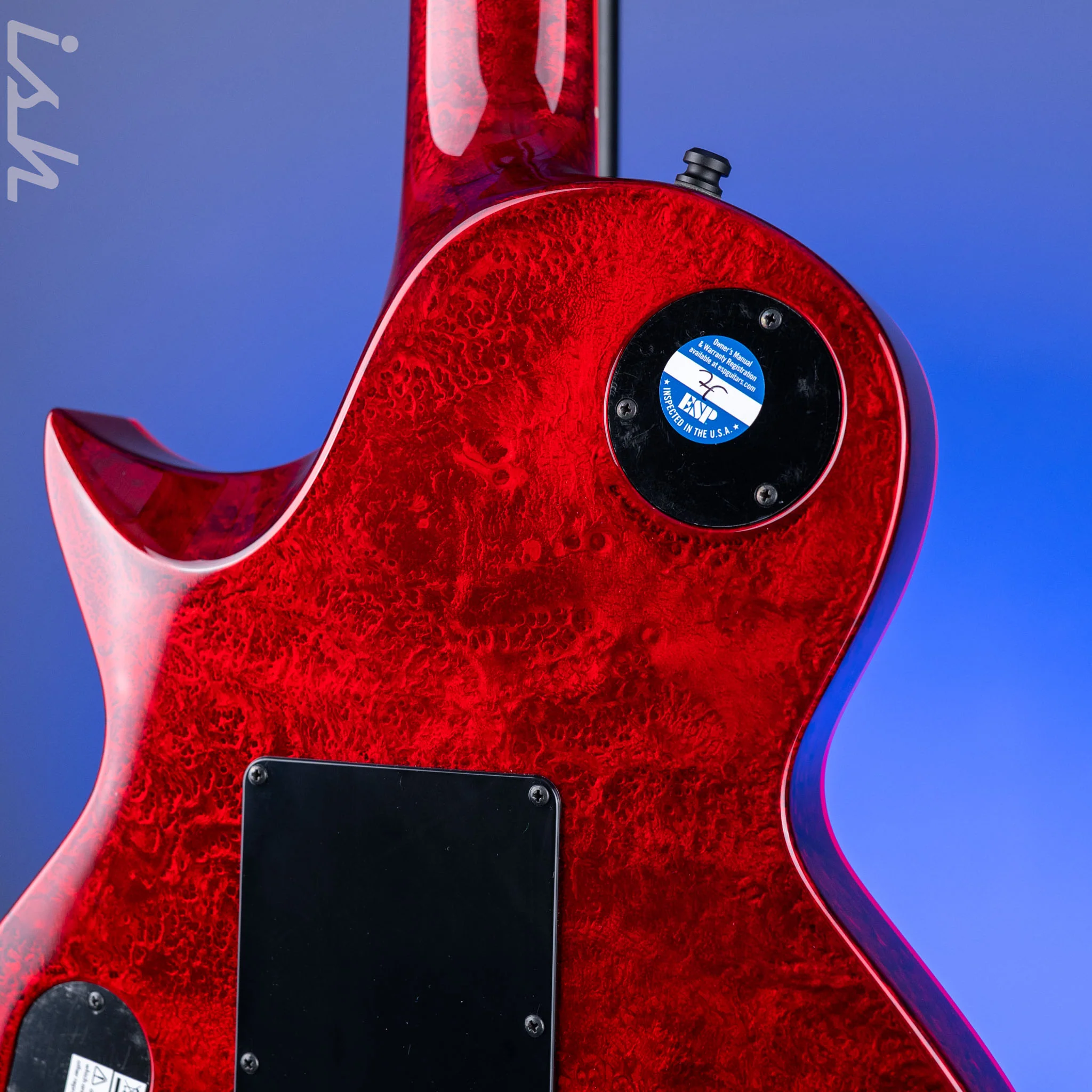 ESP Gary Holt Signature EC Electric Guitar Liquid Metal Lava Demo - Image 8