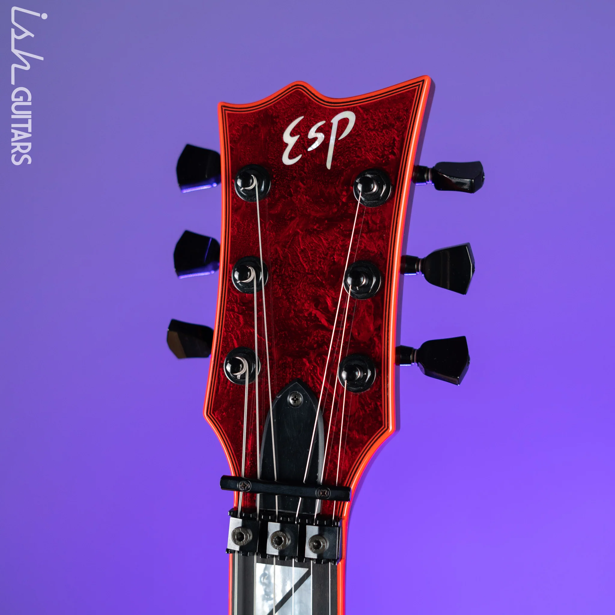 ESP Gary Holt Signature EC Electric Guitar Liquid Metal Lava - Image 5