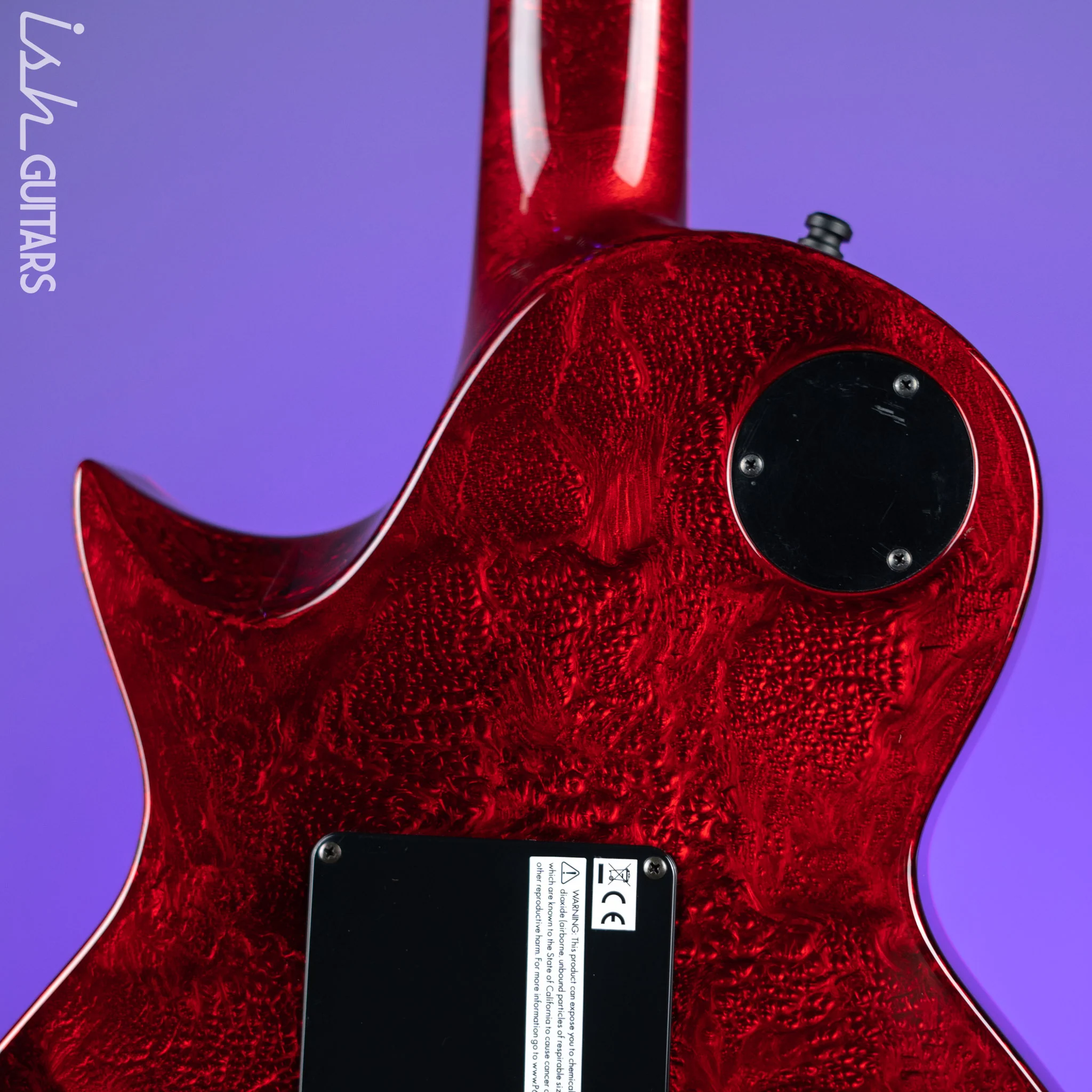 ESP Gary Holt Signature EC Electric Guitar Liquid Metal Lava - Image 8