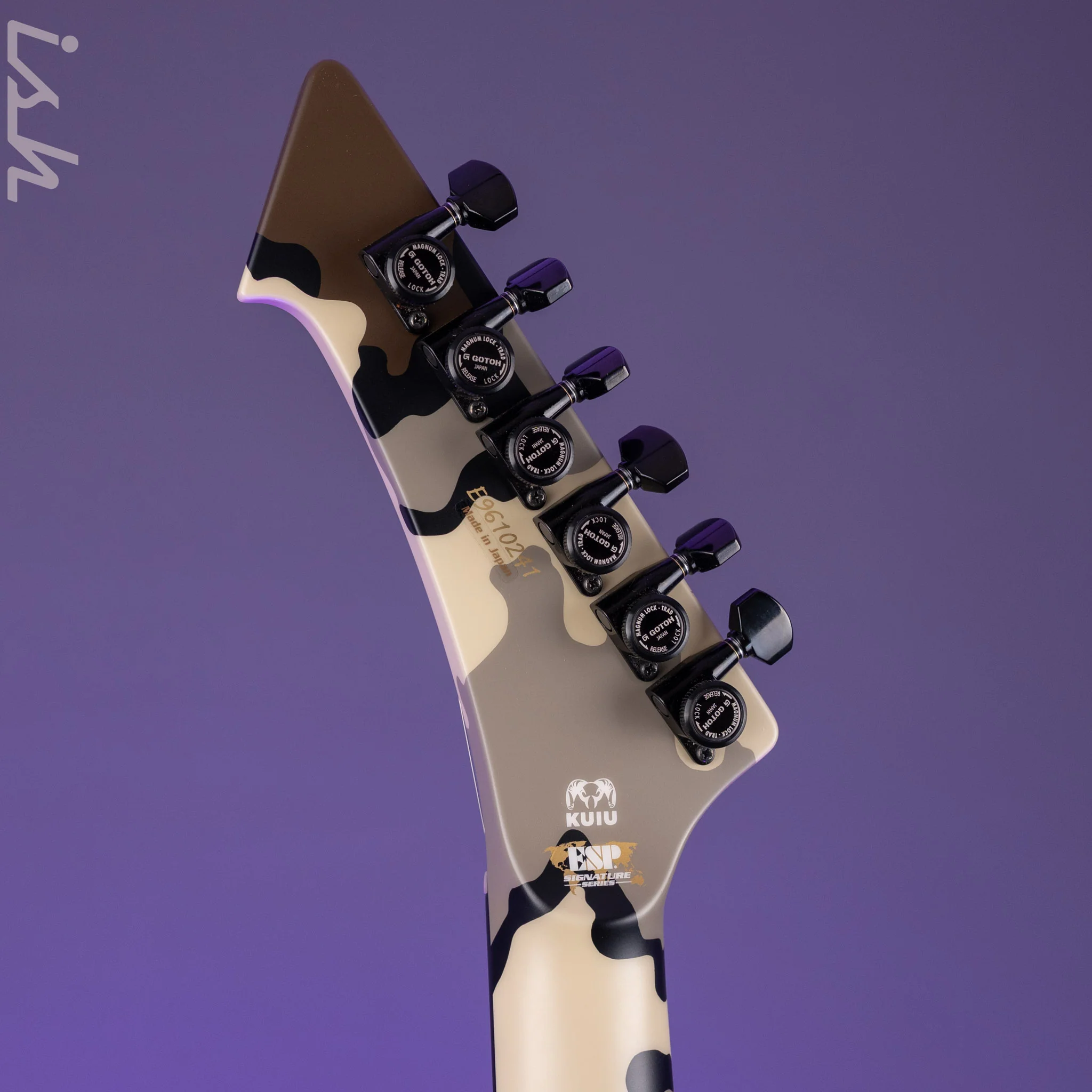 ESP Snakebyte Camo James Hetfield Signature Electric Guitar - Image 12
