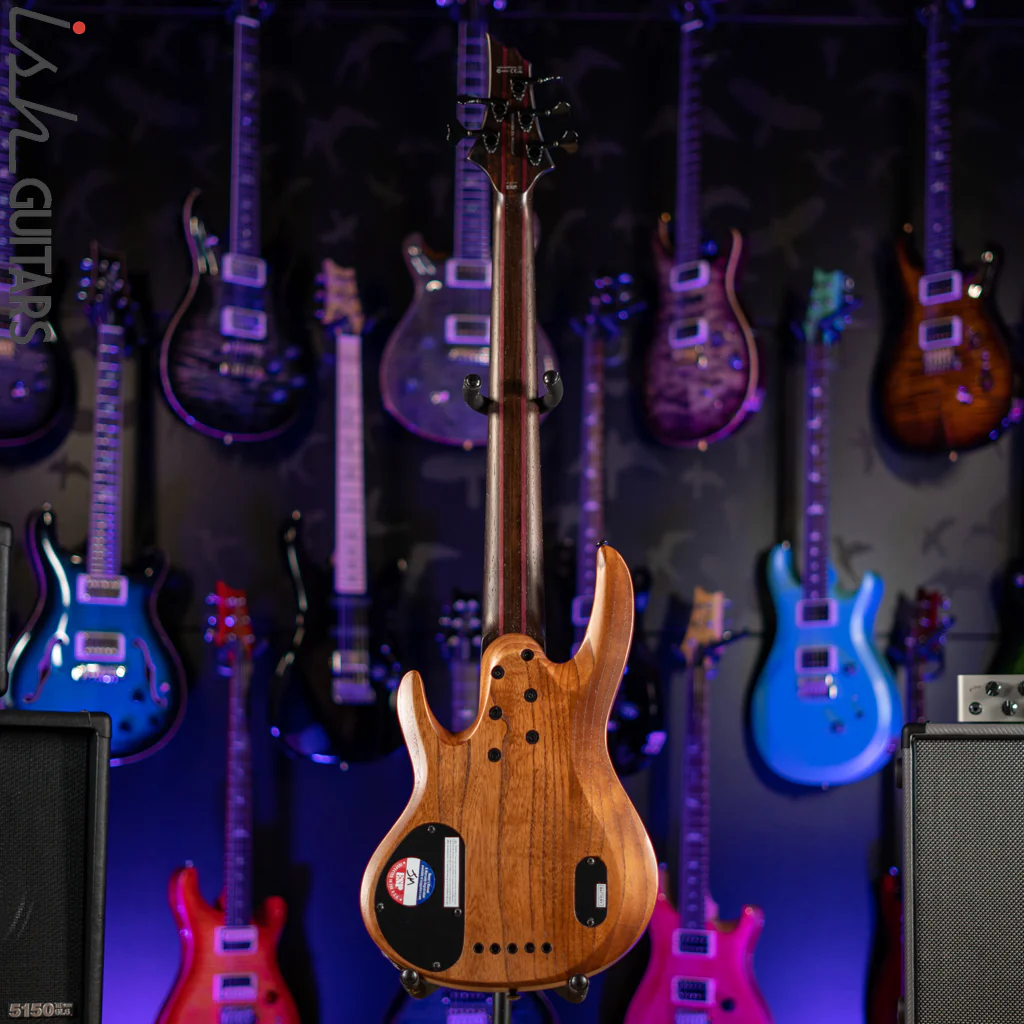 ESP LTD B-1005 5-String Bass Bocote Top Natural Satin Demo - Image 6