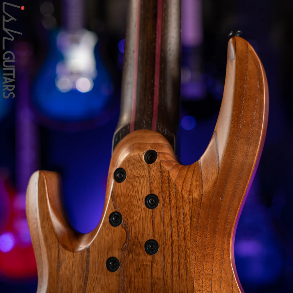 ESP LTD B-1005 5-String Bass Bocote Top Natural Satin Demo - Image 8