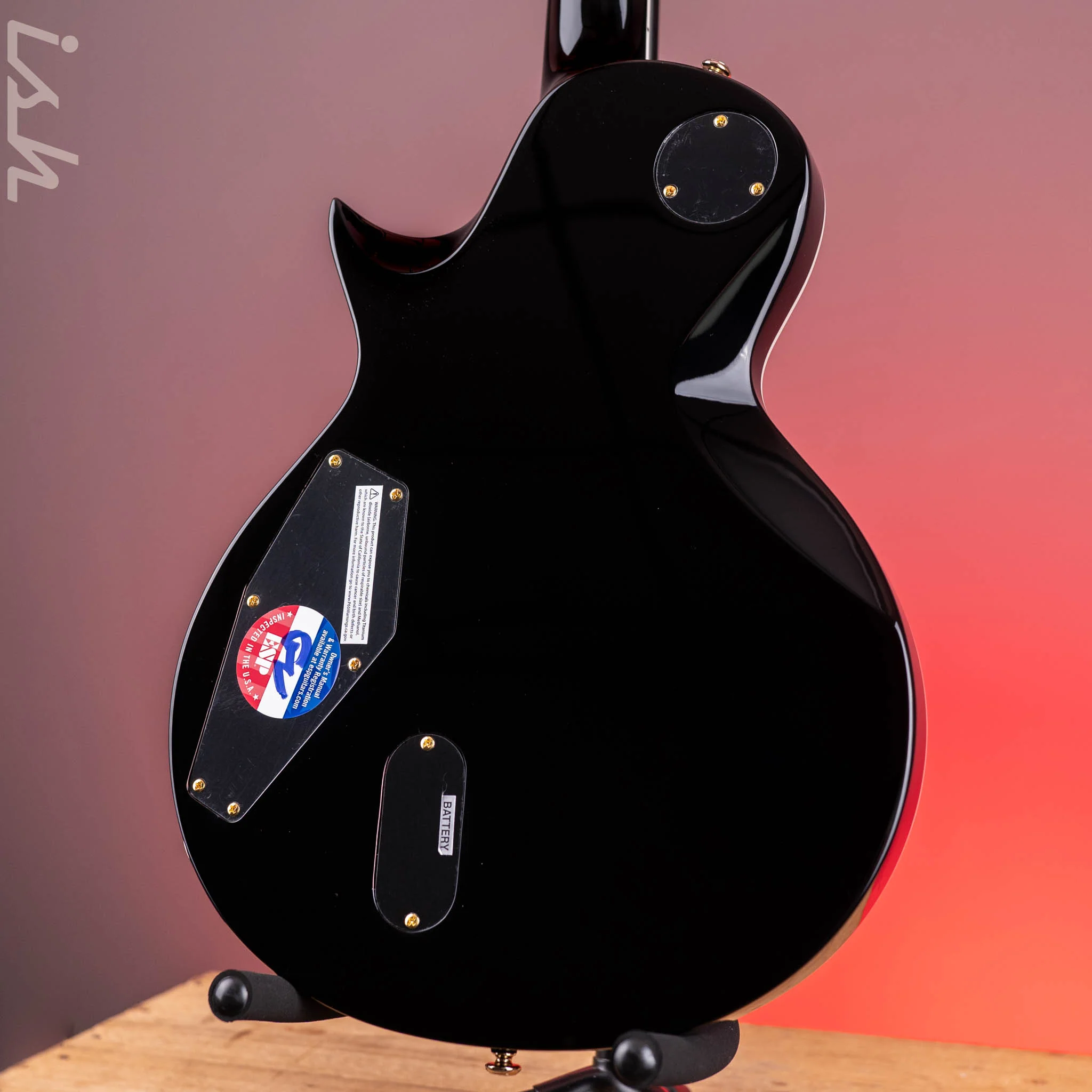 ESP LTD EC-1000 Deluxe Black Fluence Demo - Image 7