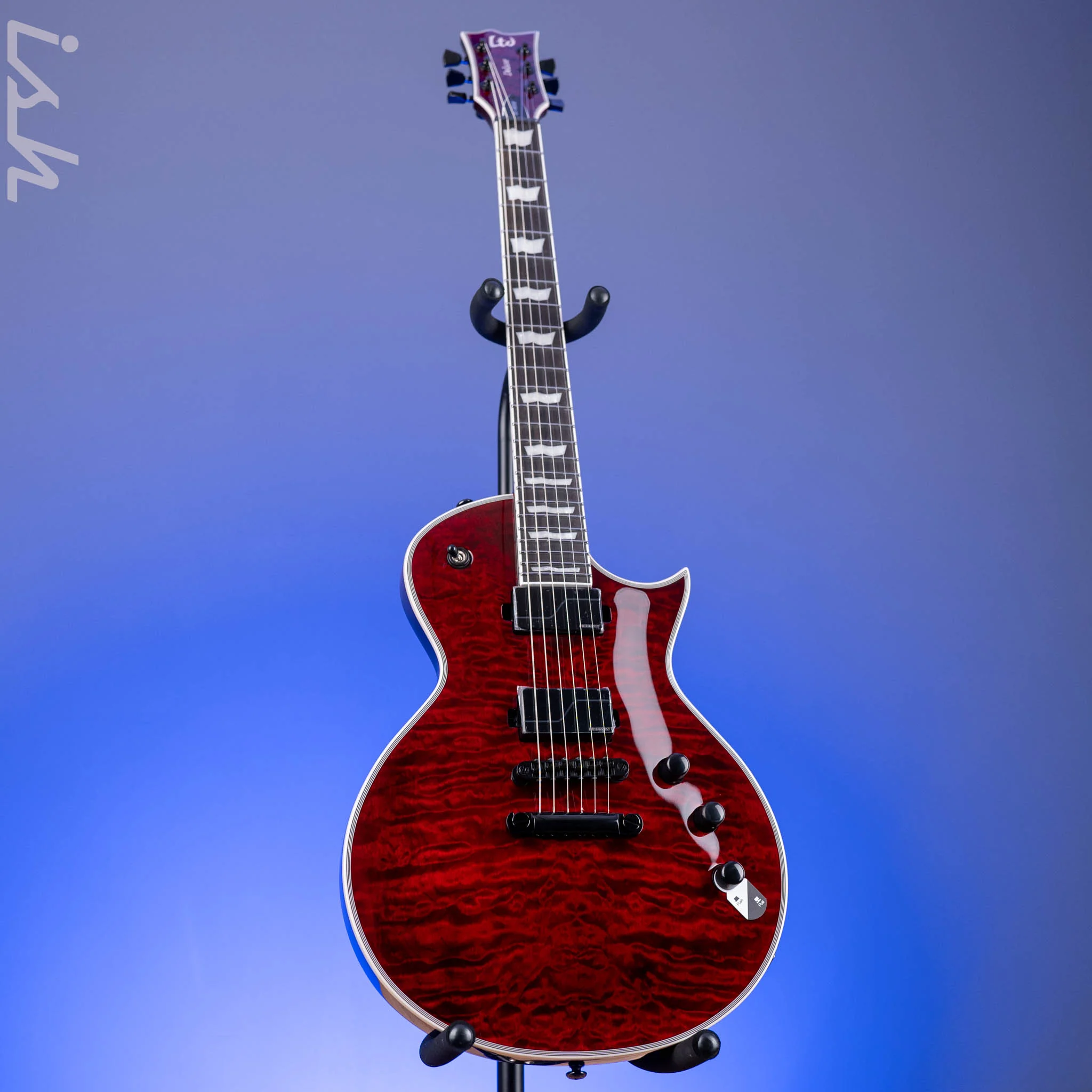 ESP LTD EC-1000 Deluxe See Thru Black Cherry - Image 2