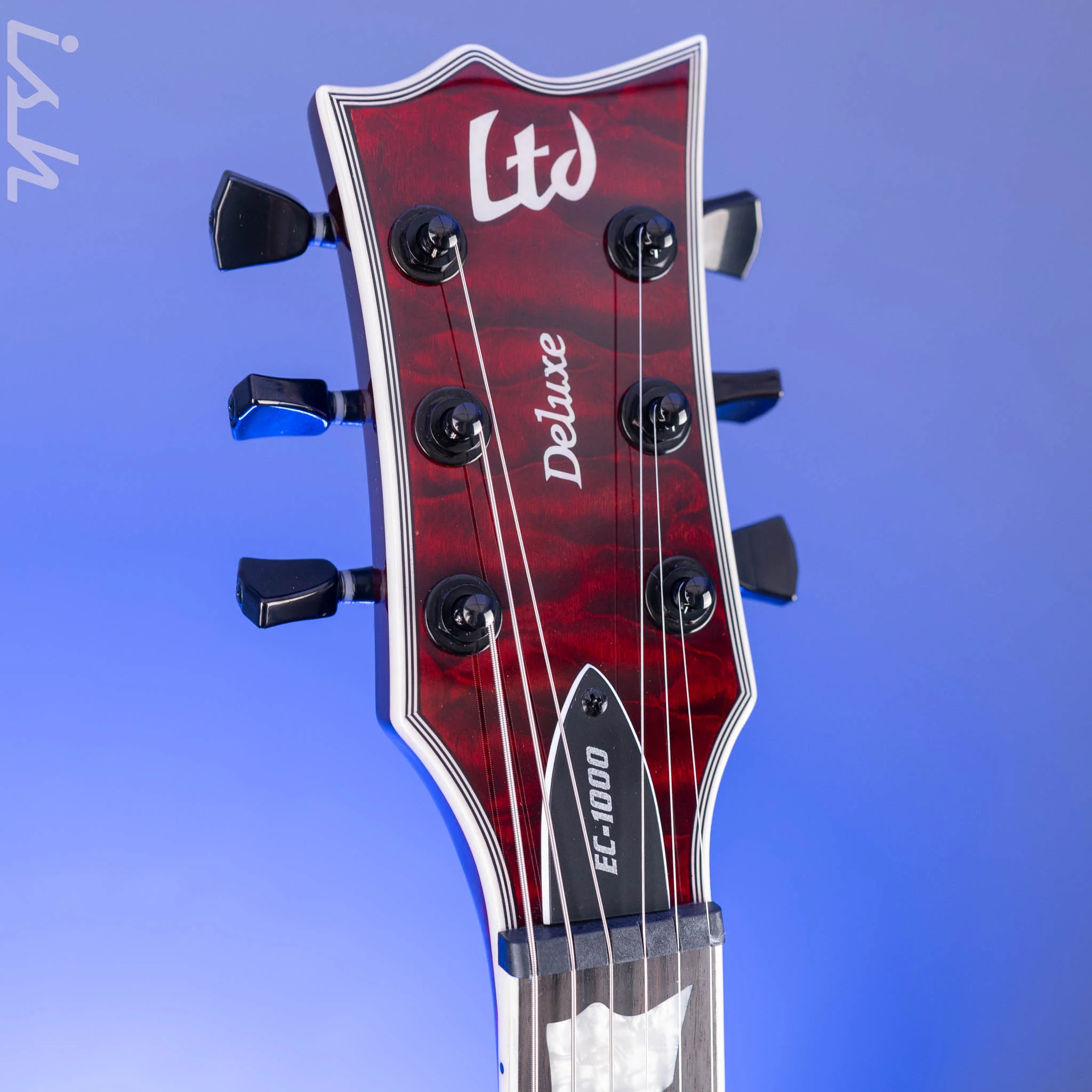 ESP LTD EC-1000 Deluxe See Thru Black Cherry - Image 5