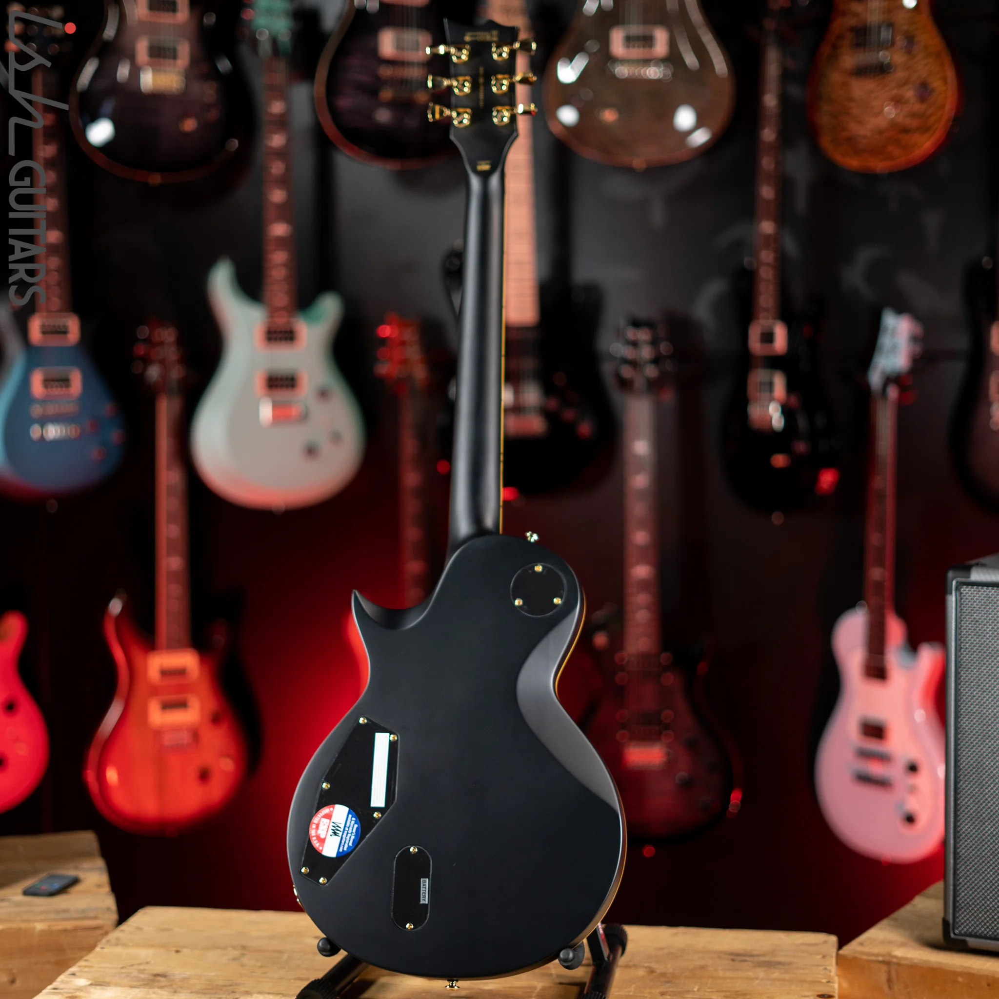 ESP LTD EC-1000 Electric Guitar Vintage Black Demo - Image 6
