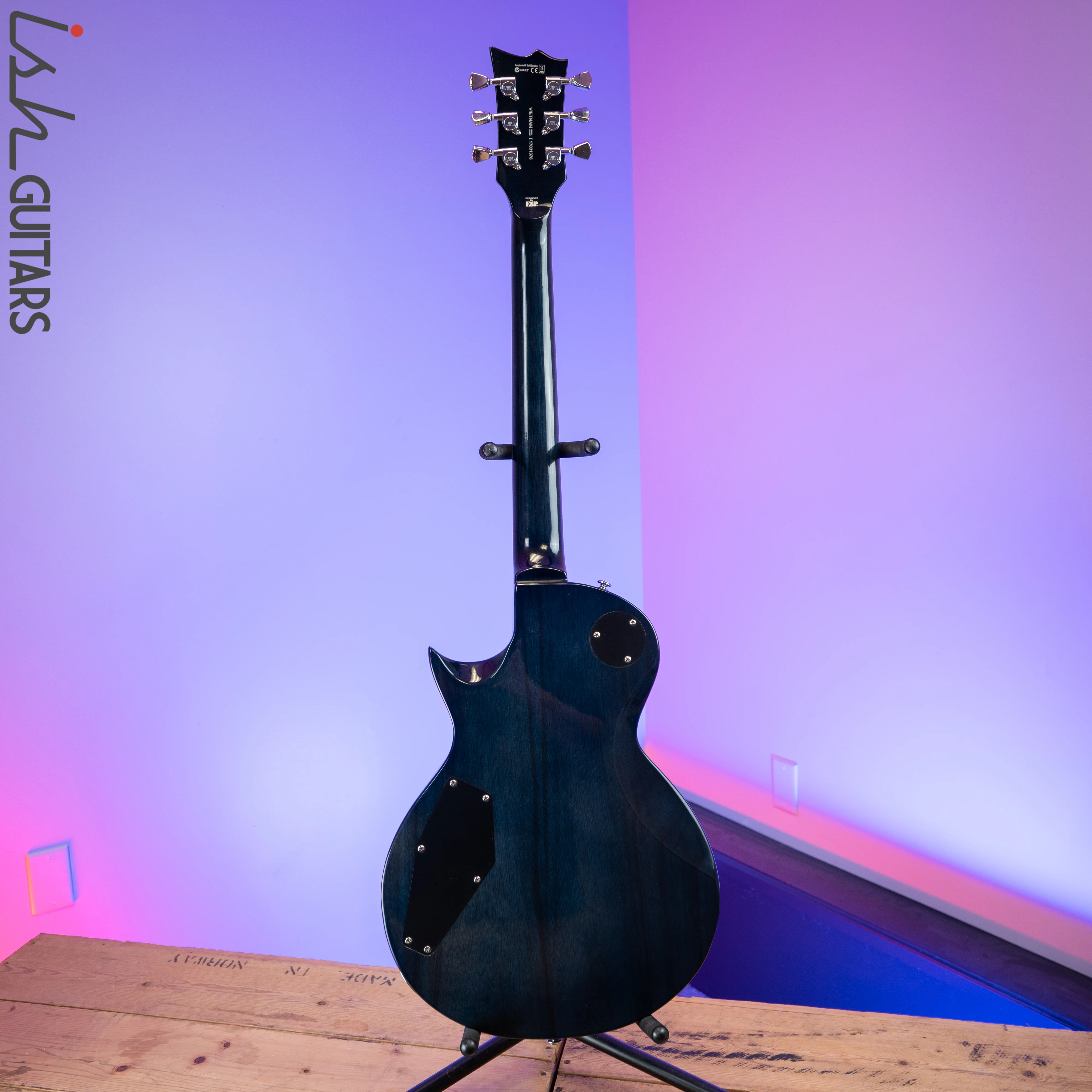 ESP LTD EC-256 Transparent Cobalt Blue - Image 6