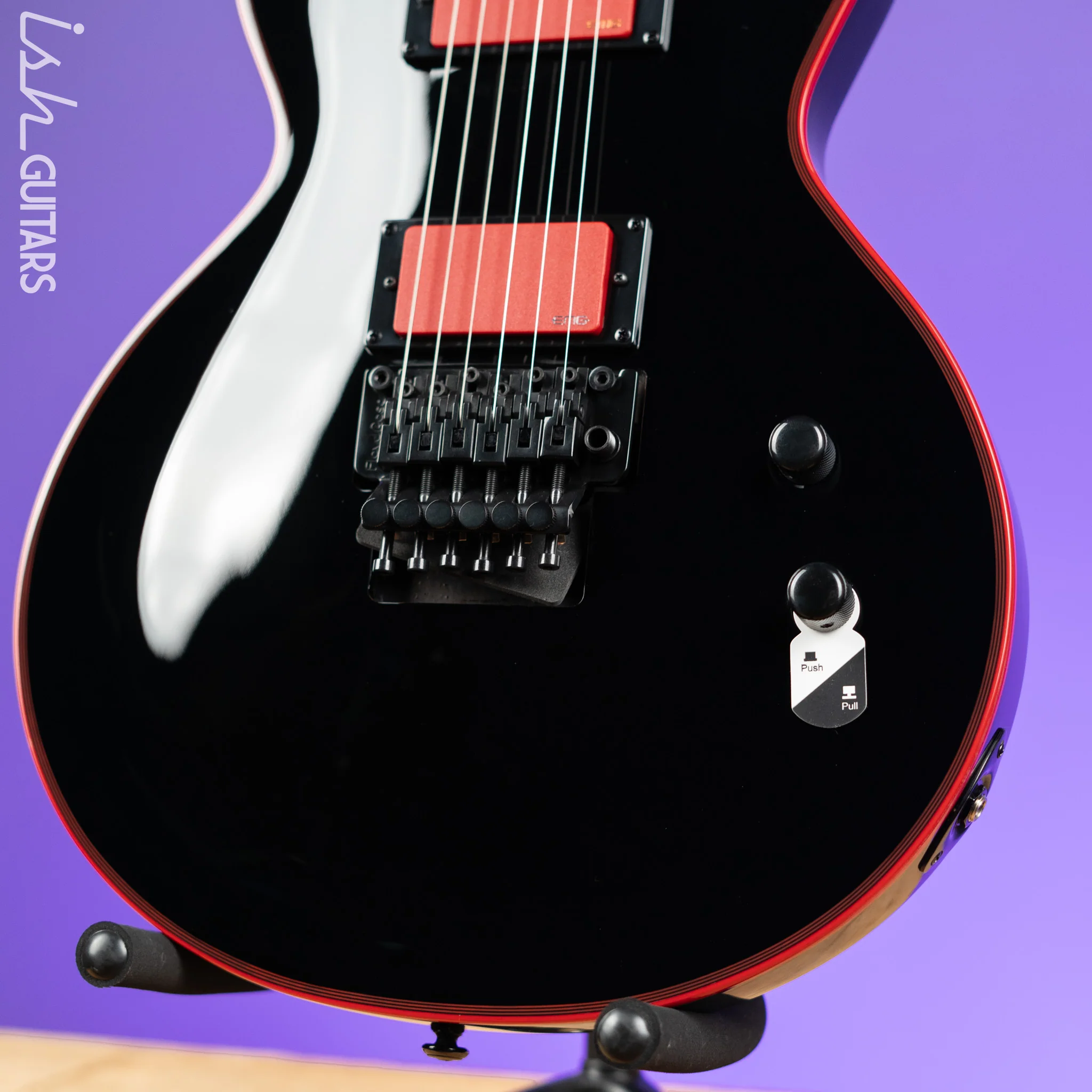 ESP LTD GH-600 Gary Holt Signature Electric Guitar Black - Image 4