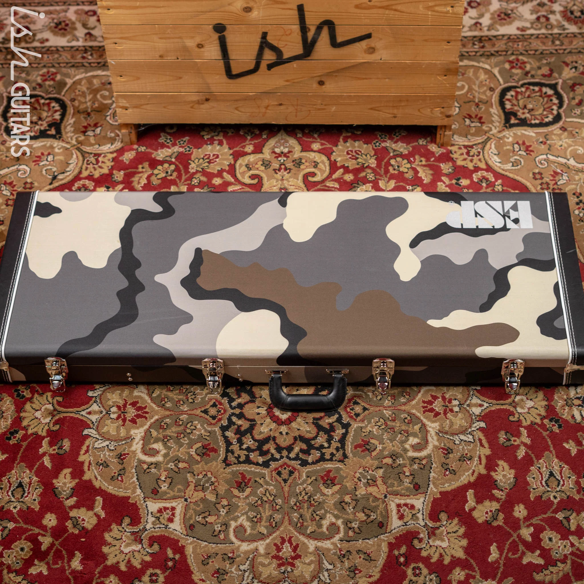 ESP LTD James Hetfield Signature Snakebyte Electric Guitar Camo - Image 13