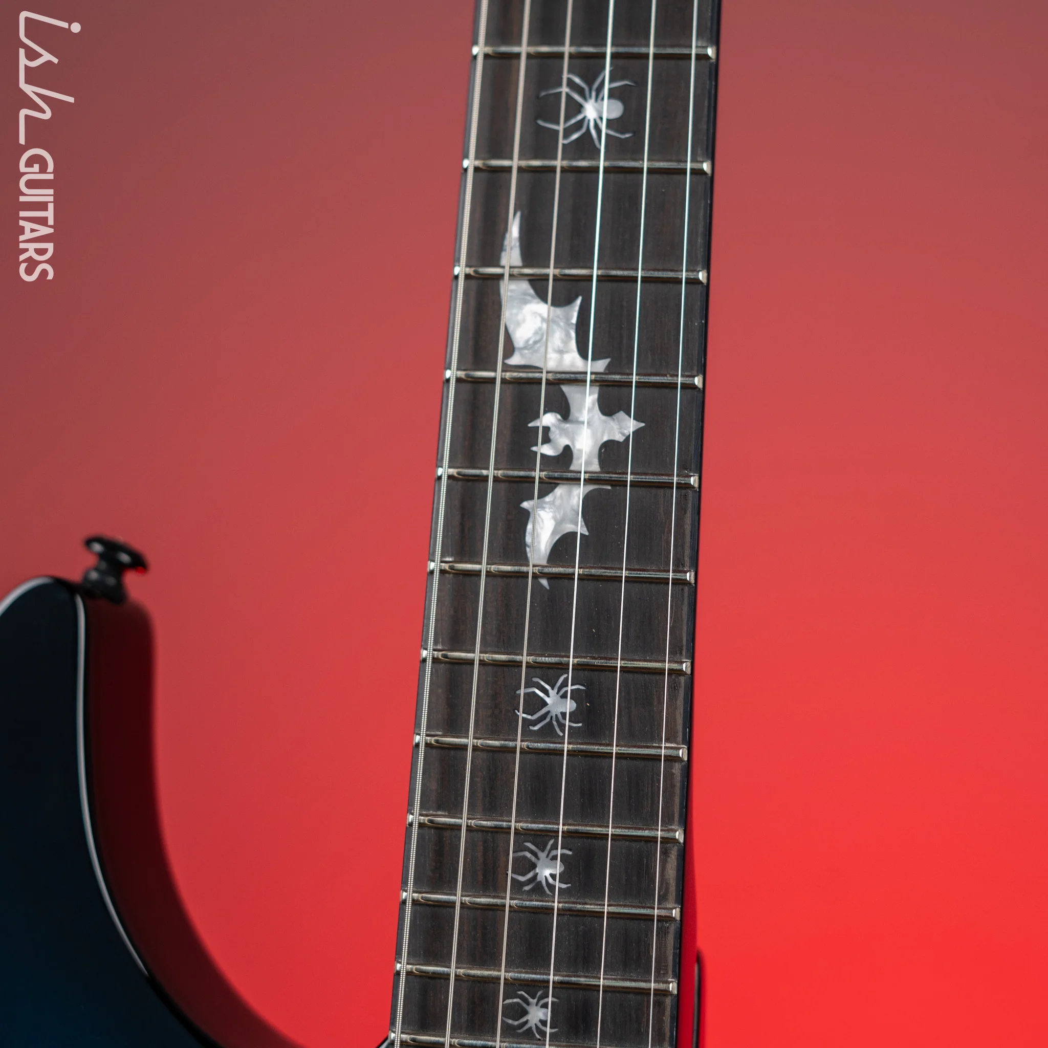 ESP LTD Kirk Hammett Signature KH-WZ White Zombie Electric Guitar - Image 5