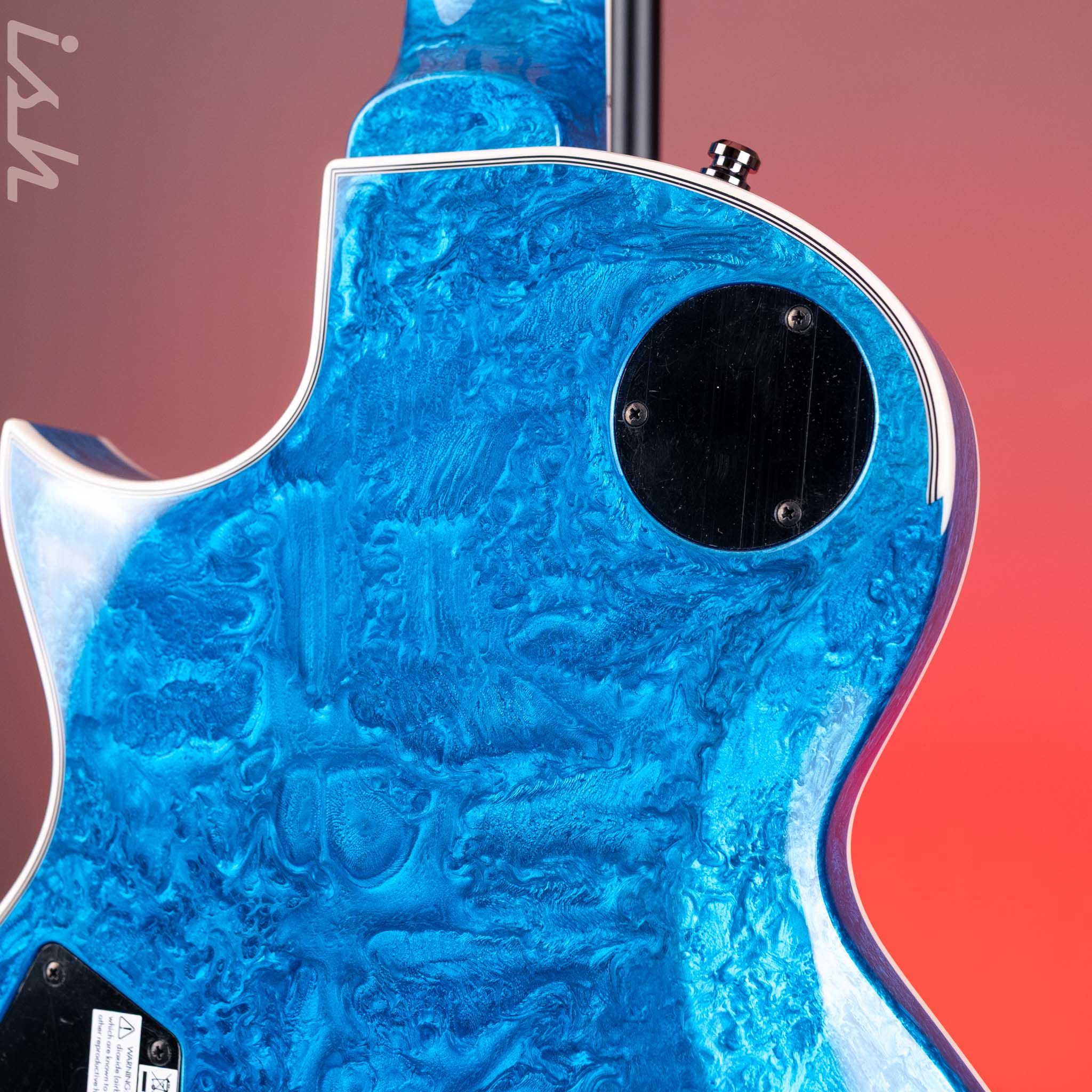 ESP Eclipse Custom Blue Liquid Metal - Image 9