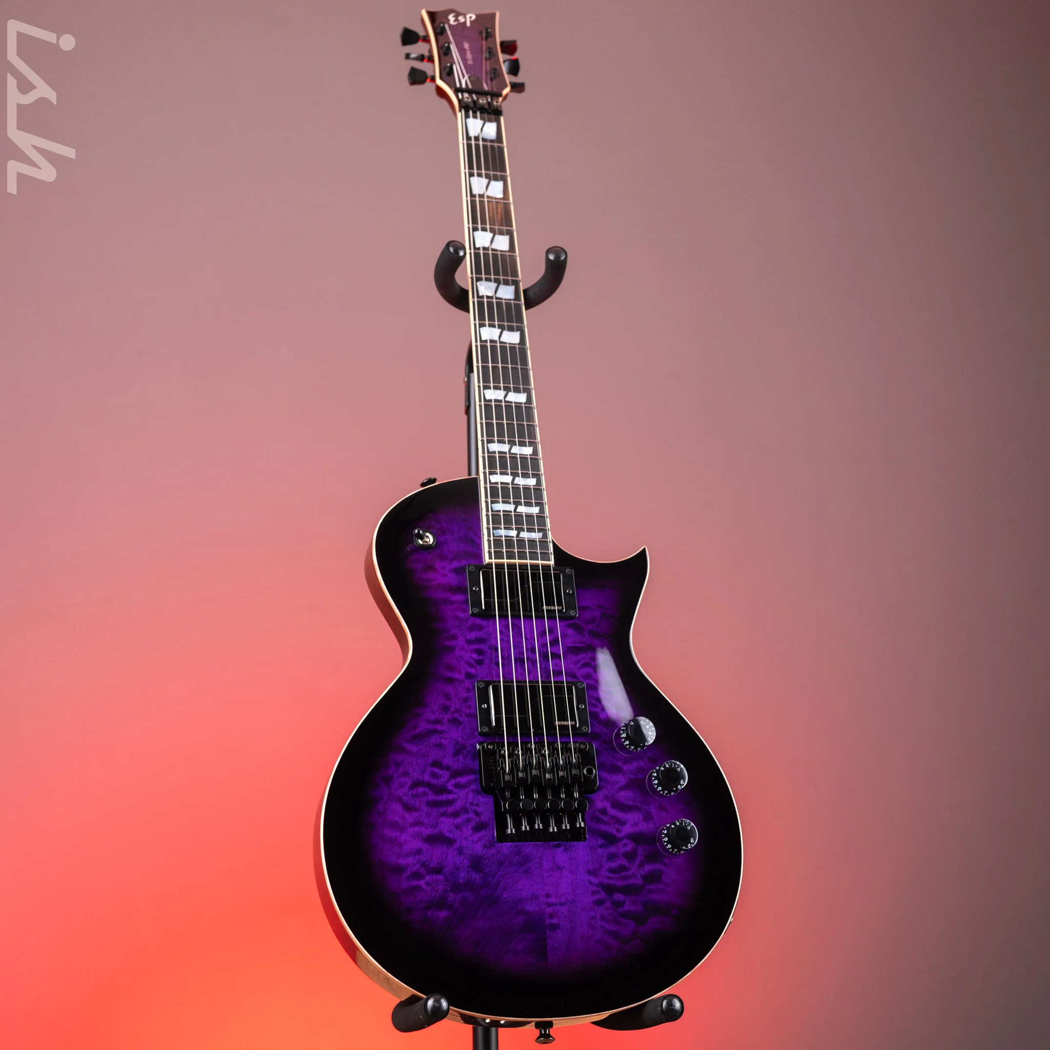 ESP USA Eclipse Dark Purple Sunburst - Image 2