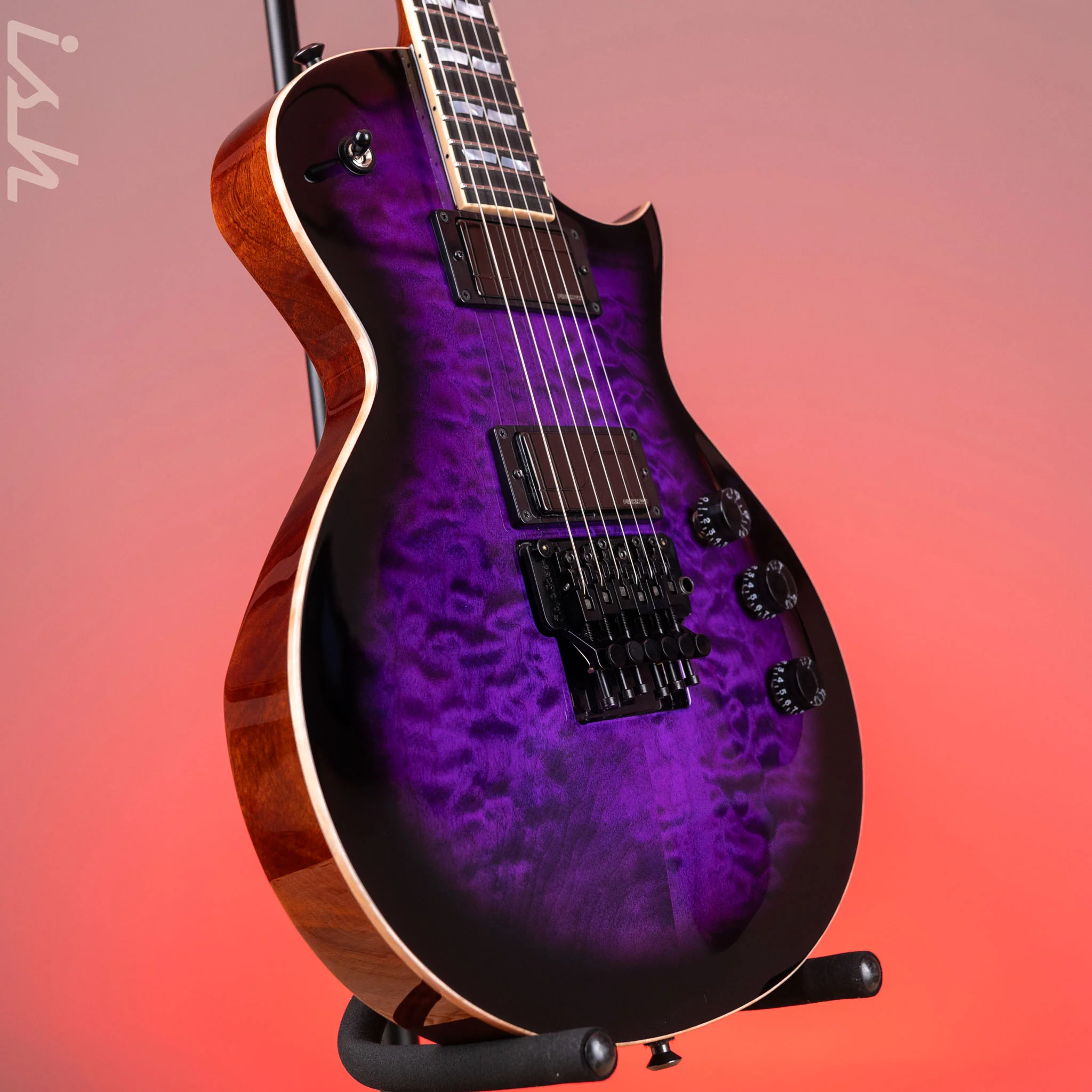 ESP USA Eclipse Dark Purple Sunburst - Image 3