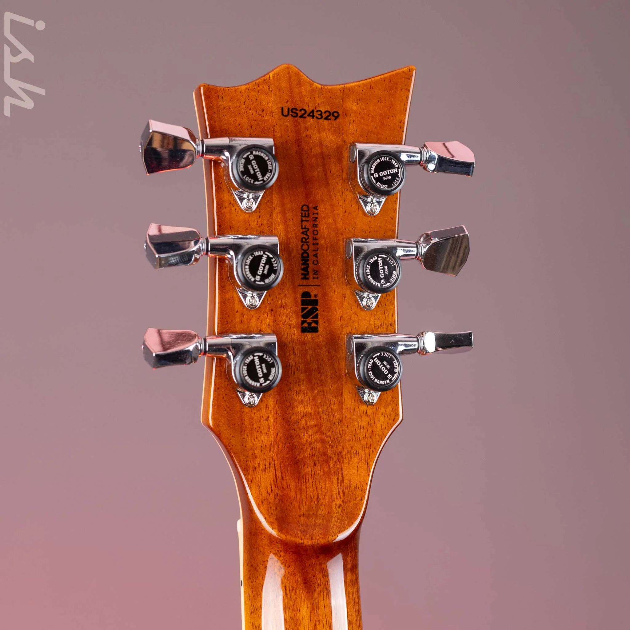 ESP USA Eclipse Left-Handed Purple Sunburst - Image 10