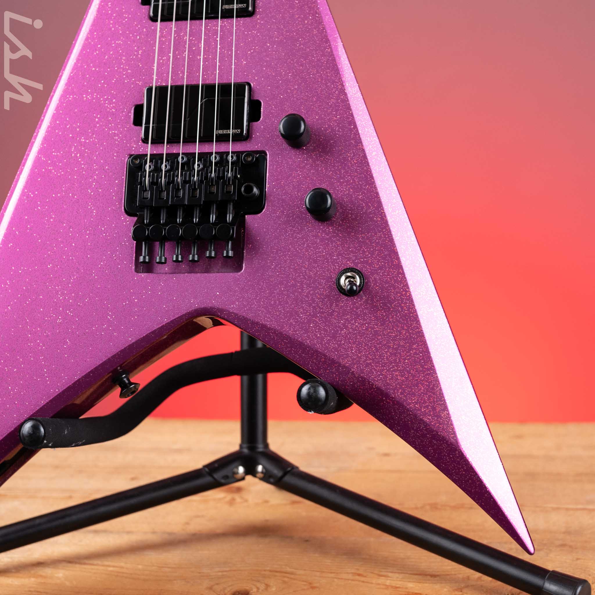 ESP USA V2-FR Disco Pink Sparkle - Image 4