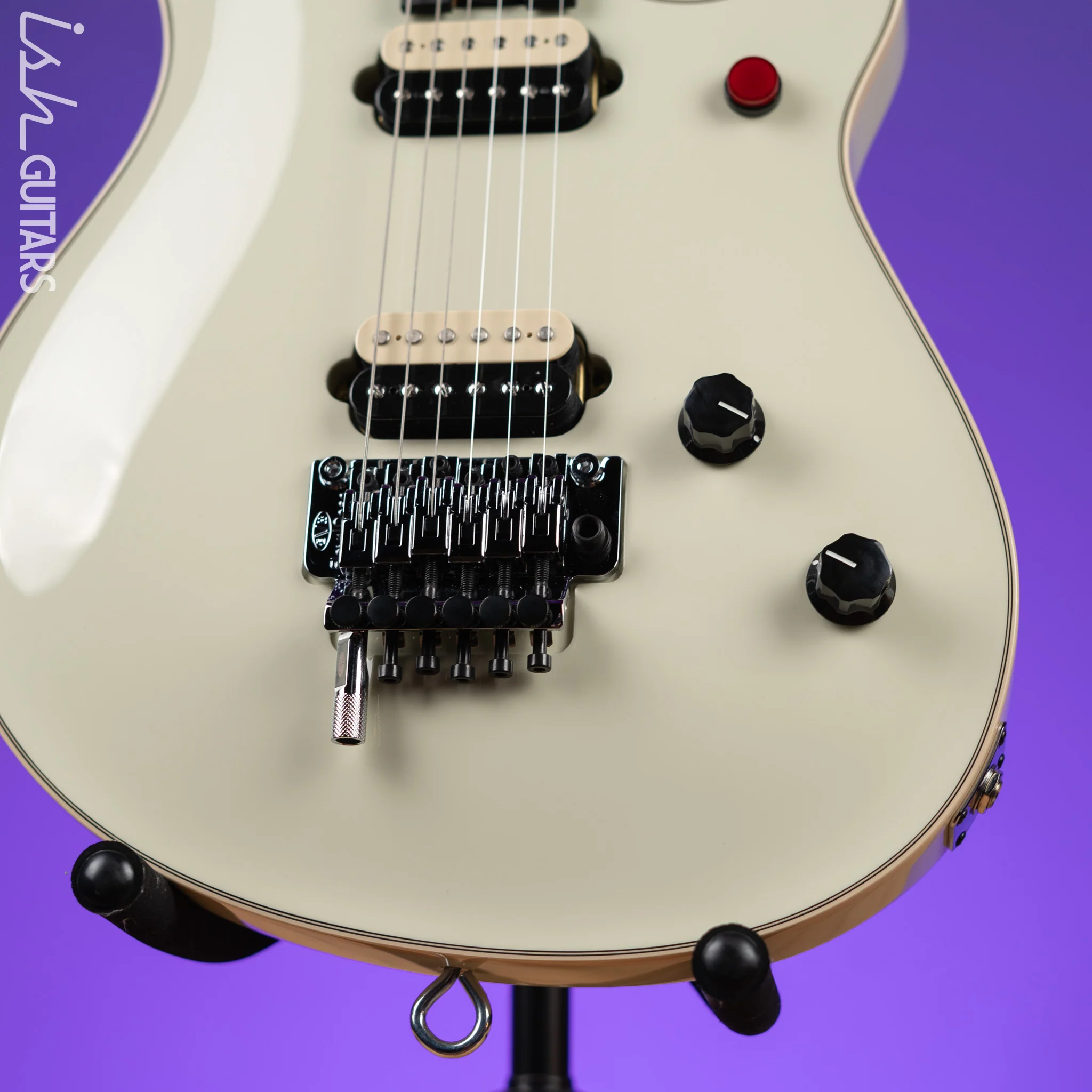EVH USA Series Wolfgang Signature Ivory w/ Ebony Fretboard - Image 4