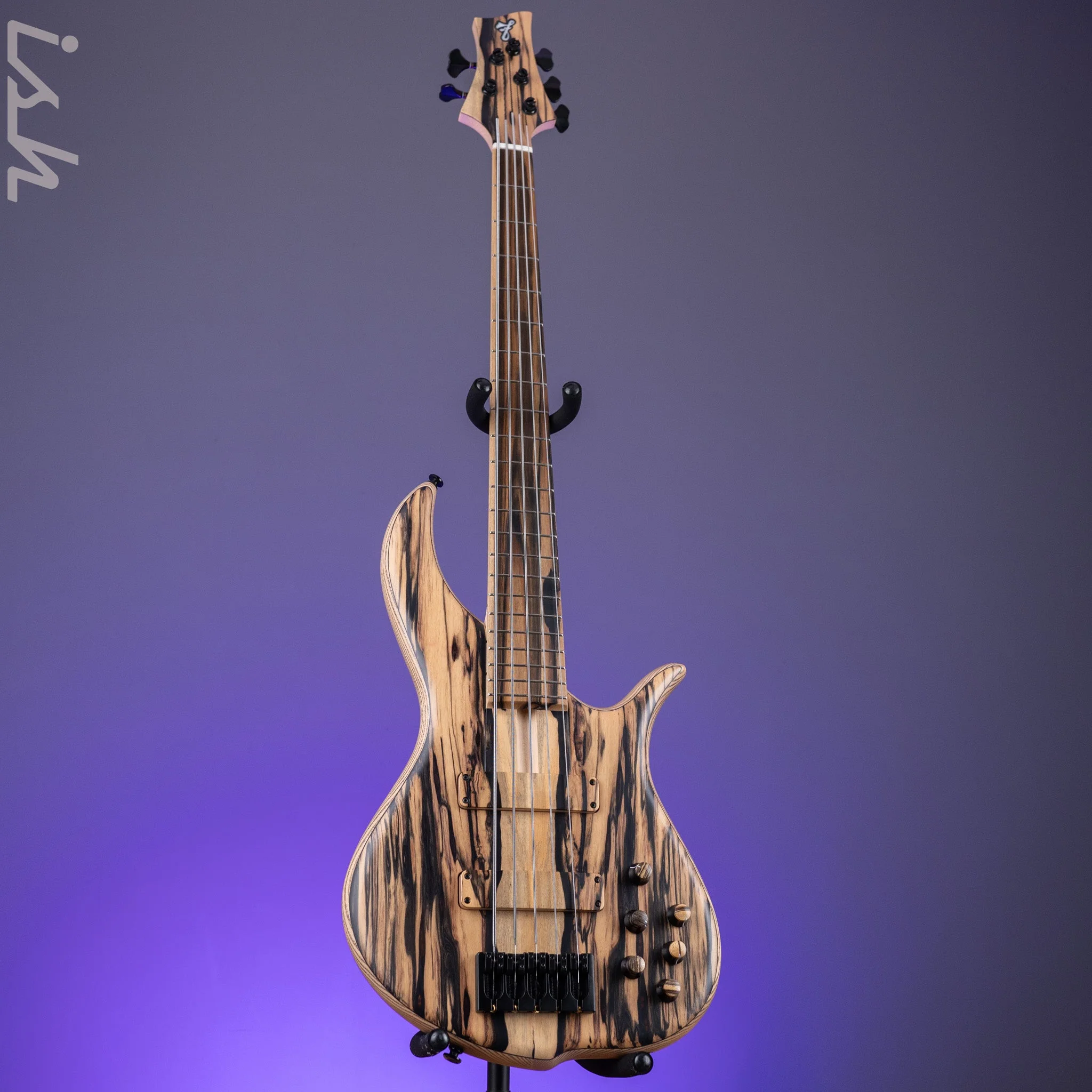 F Bass BN5 5-String Bass Pale Moon Ebony - Image 2