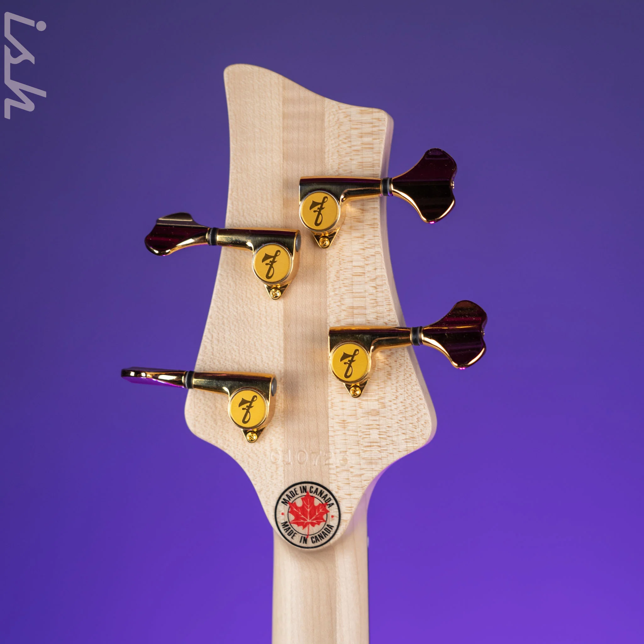 F Bass VF4-J Spalted Maple Natural Matte - Image 11