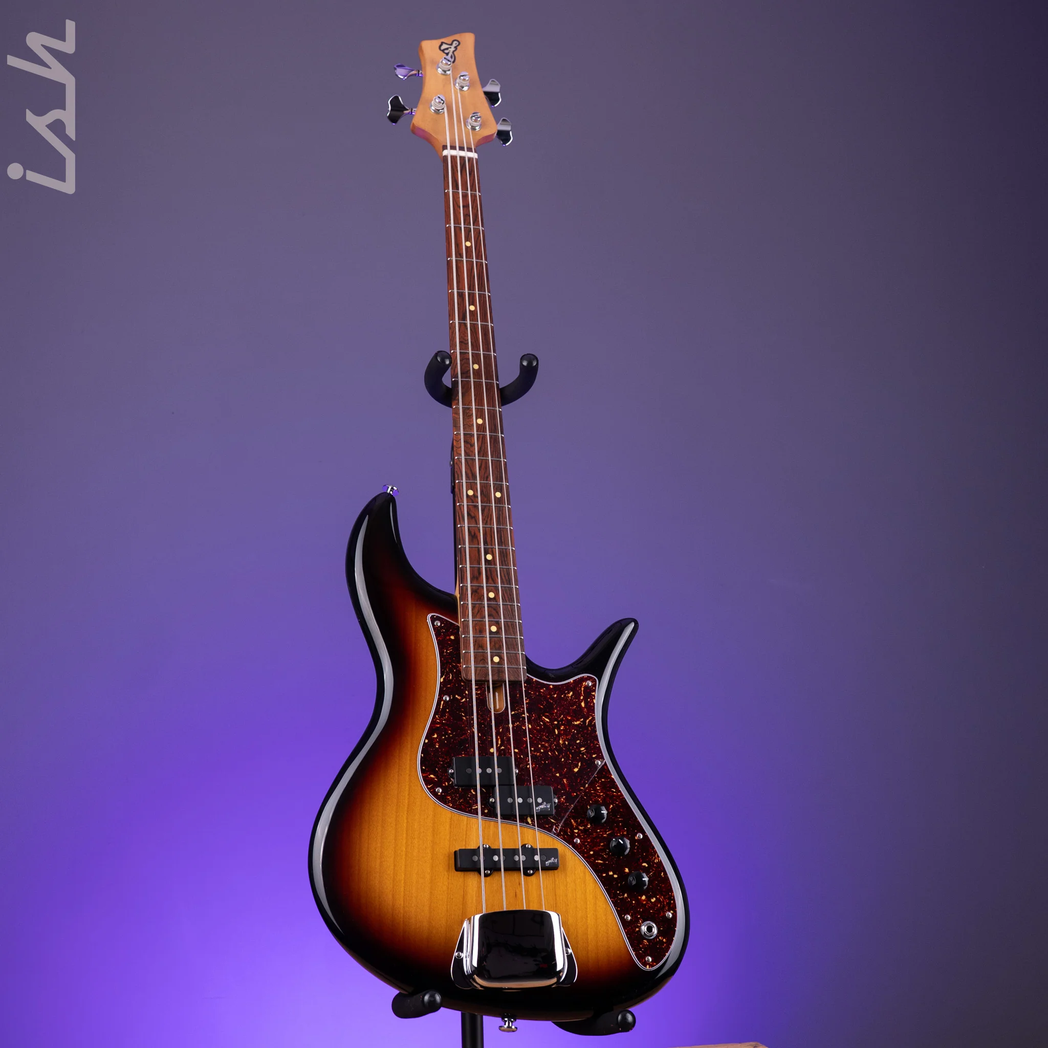 F Bass VF4-PJ Sunburst Old Growth Brazilian Rosewood - Image 2