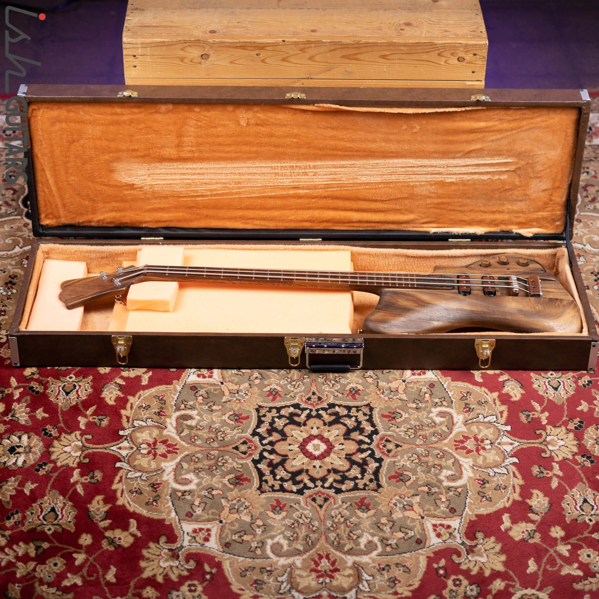 Fberma Custom 3 String Monster Burlwood Bass - Image 18