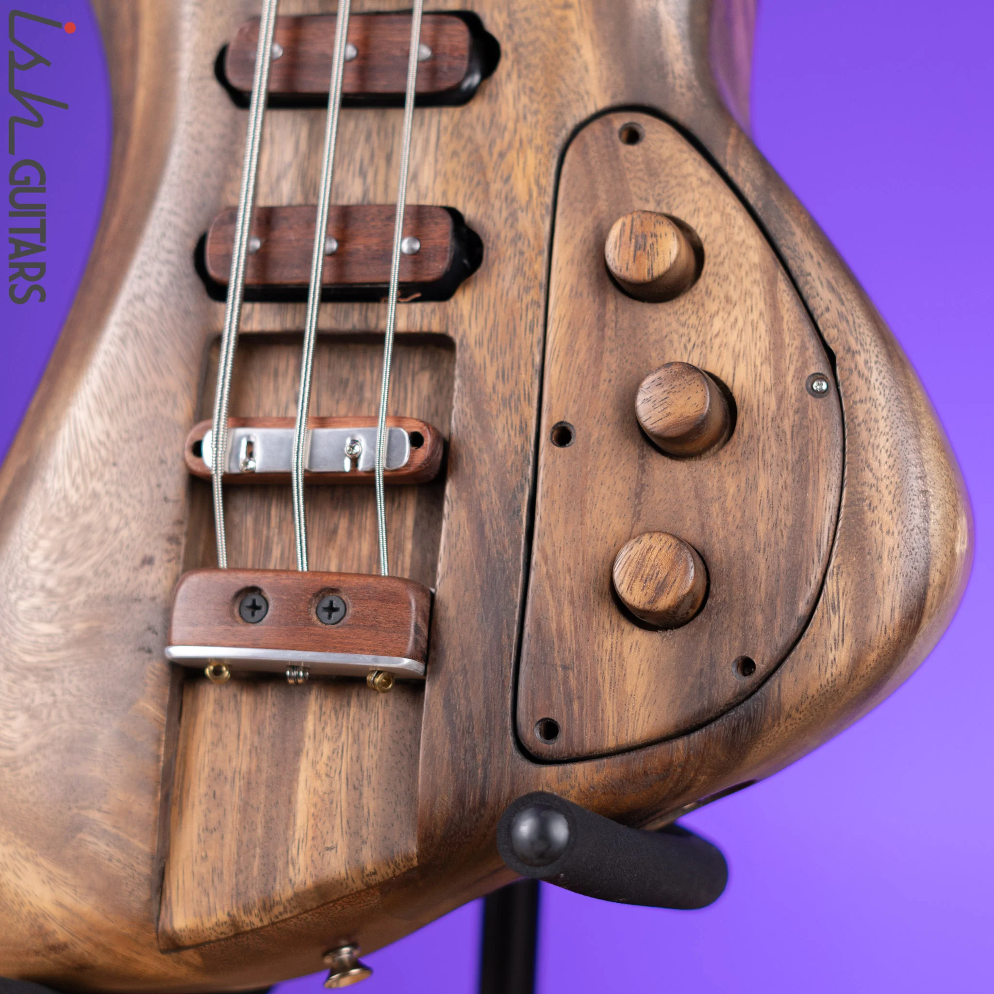 Fberma Custom 3 String Monster Burlwood Bass - Image 4