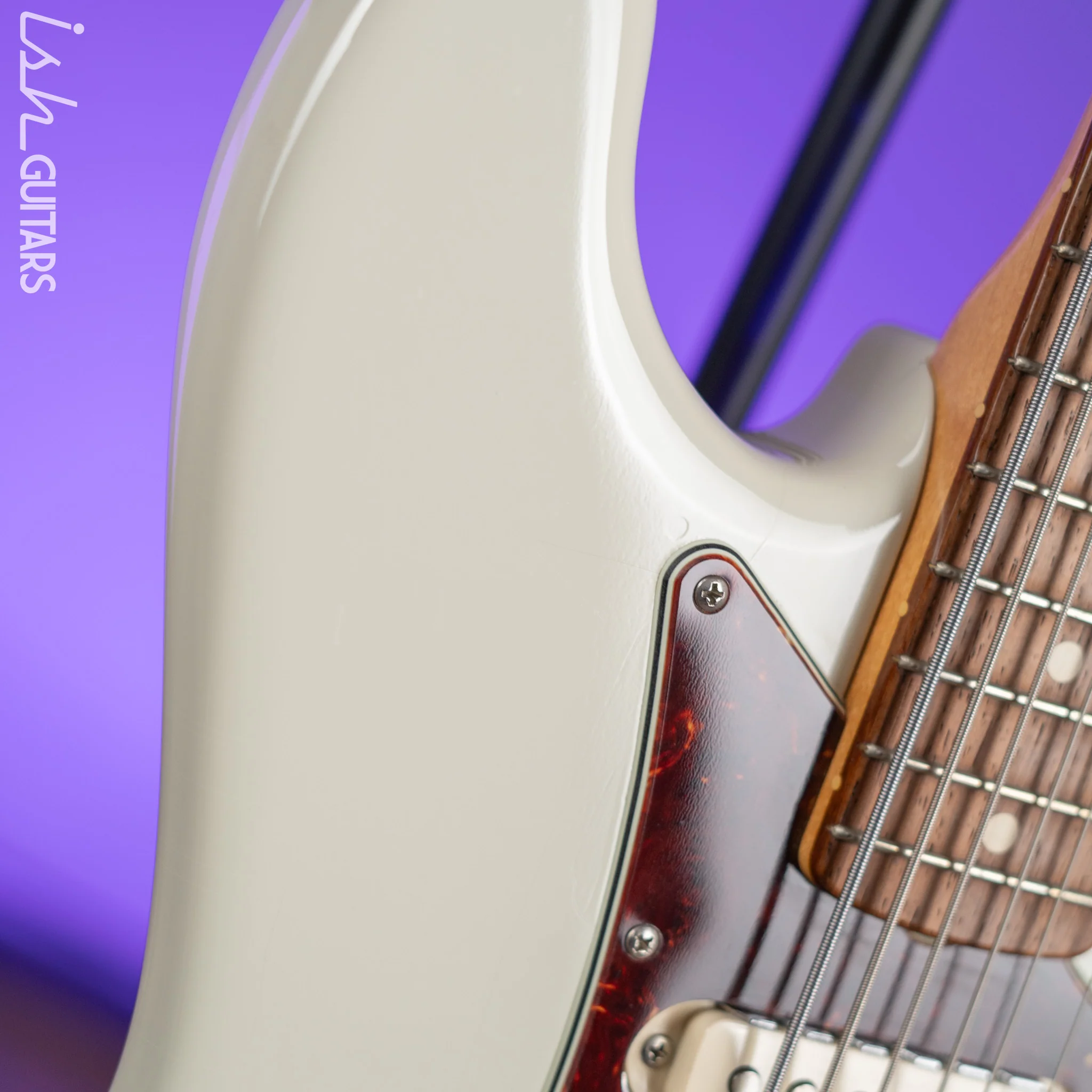 2006 Fender Bass VI Olympic White Masterbuilt Mark Kendrick - Image 6