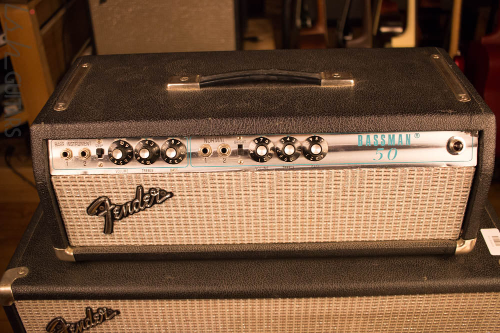 1970's Fender Bassman 50 Watt 15” JBL D140 Stack - Image 4