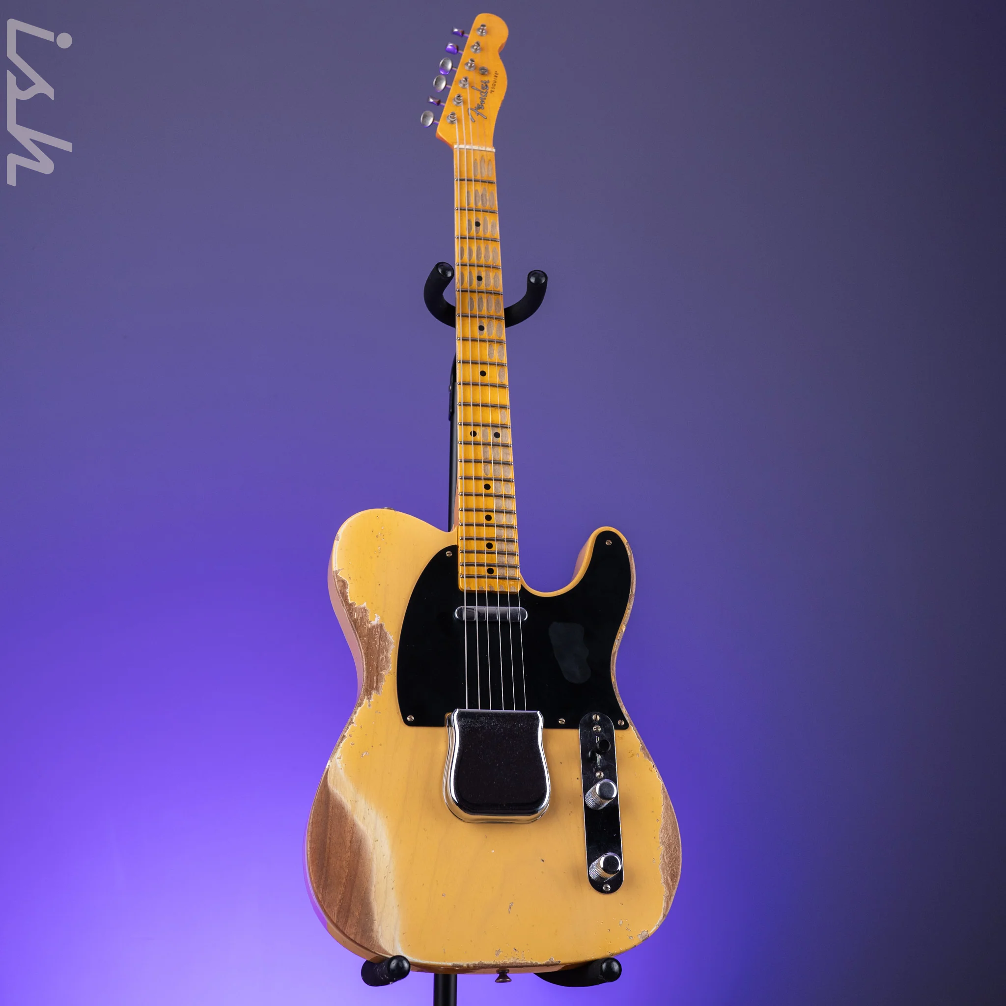 2023 Fender Custom Shop 1950 Double Esquire Heavy Relic Nocaster Blonde - Image 2