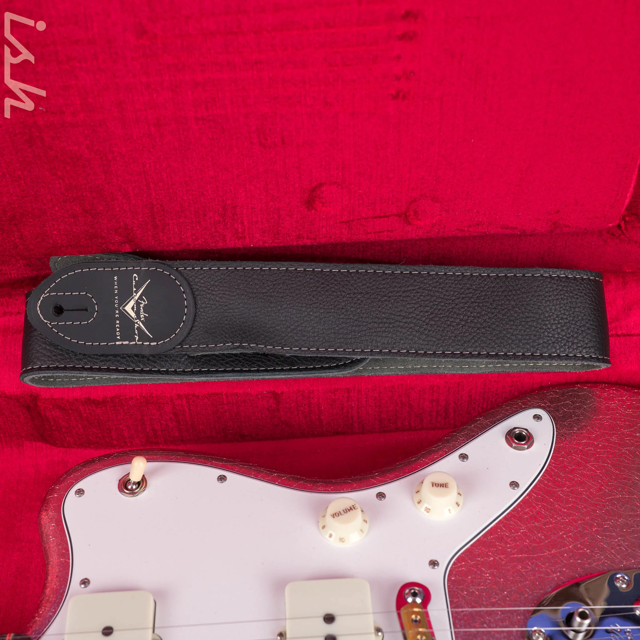 Fender Custom Shop 1963 Jazzmaster Relic Aged Champagne Sparkle - Image 16