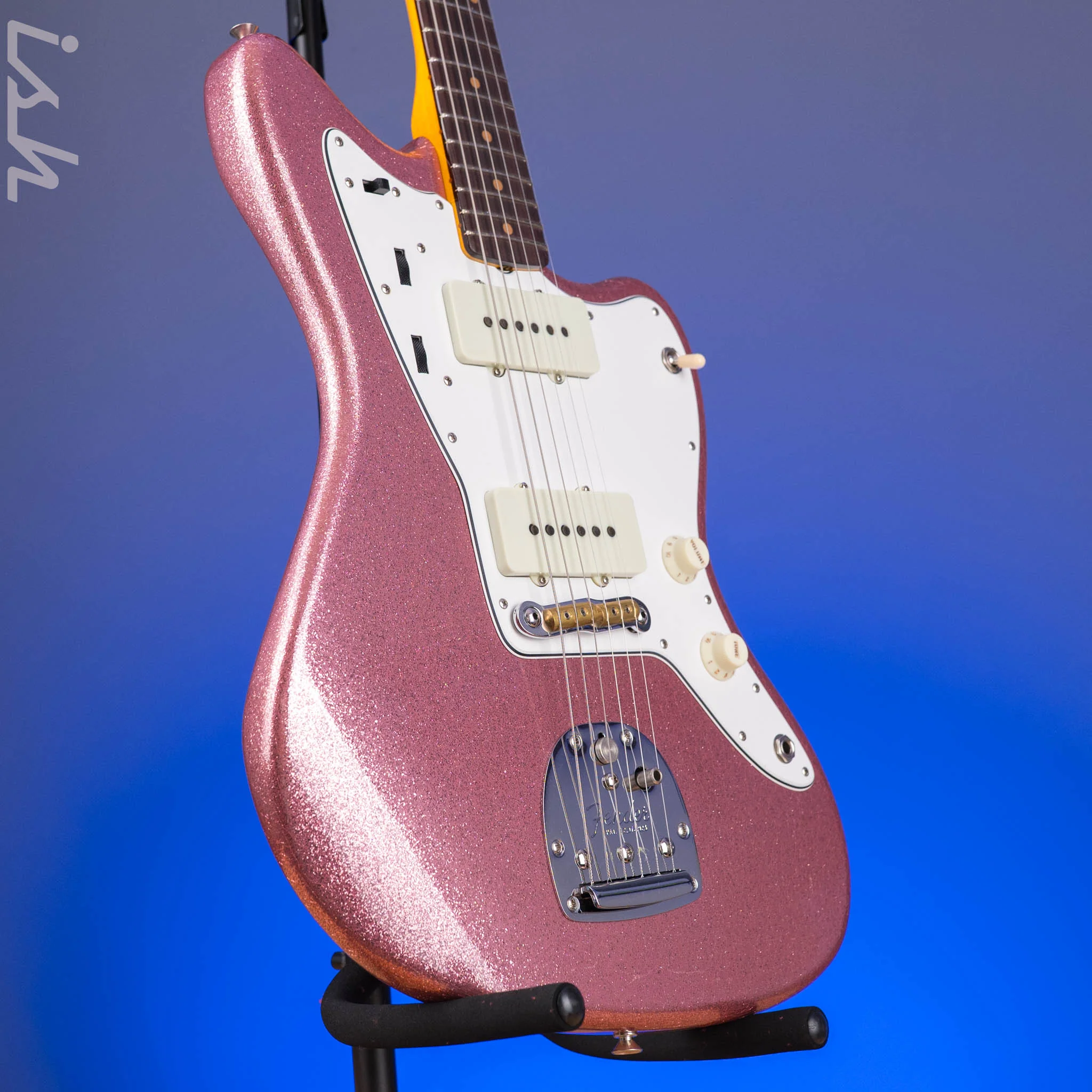 Fender Custom Shop 1963 Jazzmaster Relic Aged Champagne Sparkle - Image 3