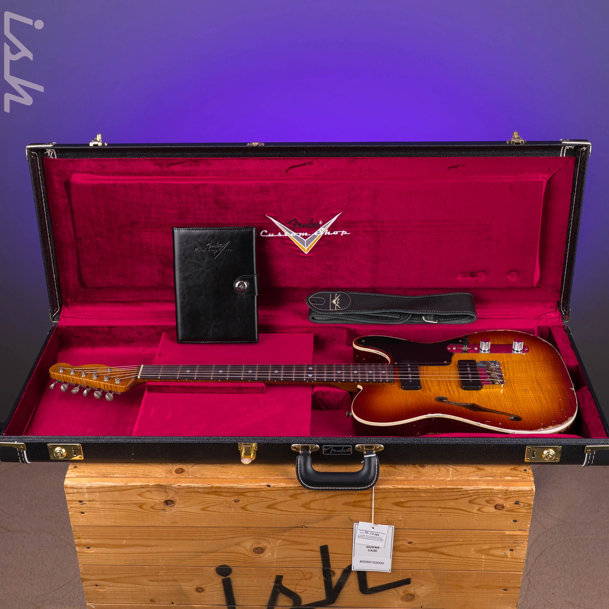Fender Custom Shop Artisan Dual P90 Tele Relic Aged Tobacco Sunburst - Image 14