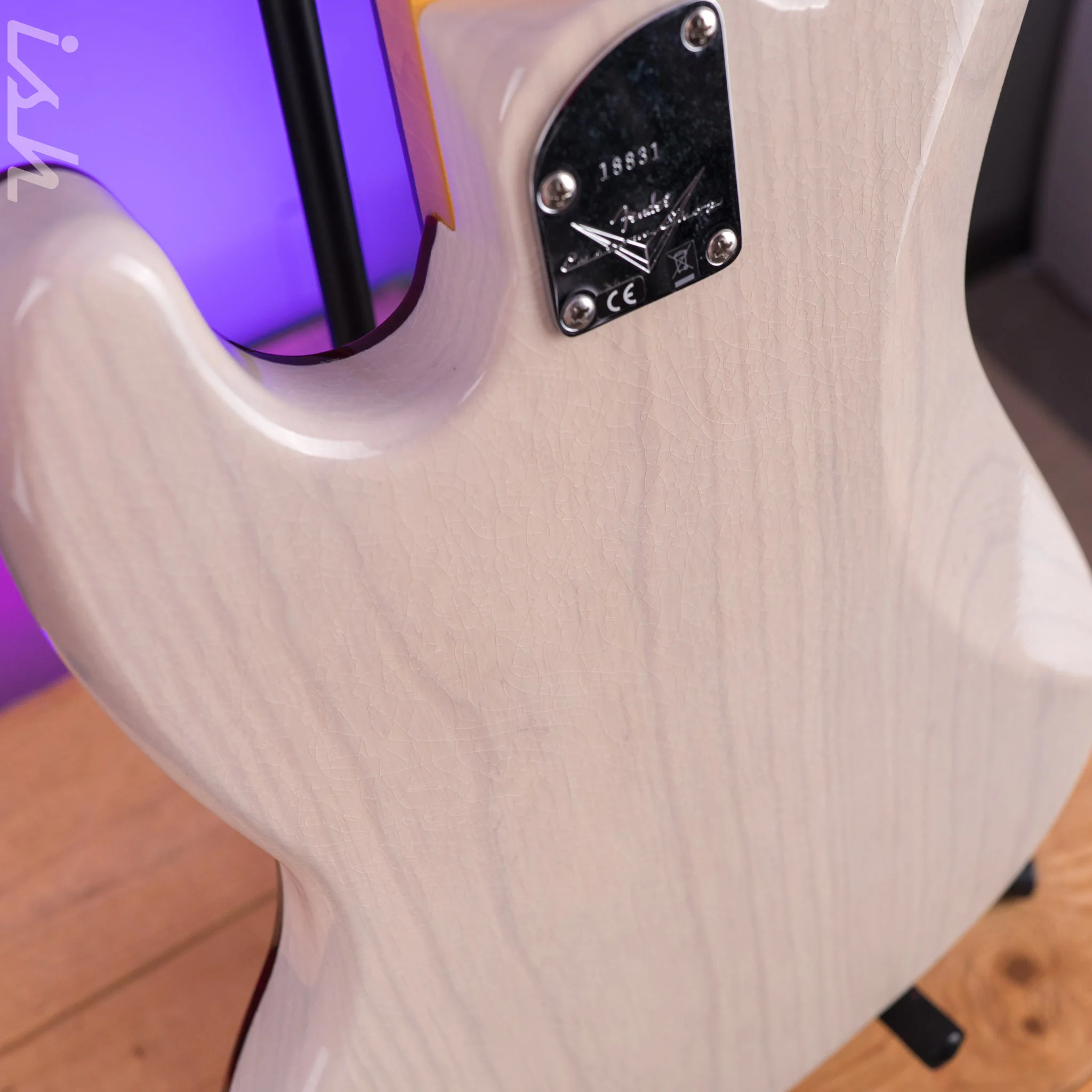 Fender Custom Shop Limited '60s Jazz Bass DLX Closet Classic Aged White Blonde - Image 12