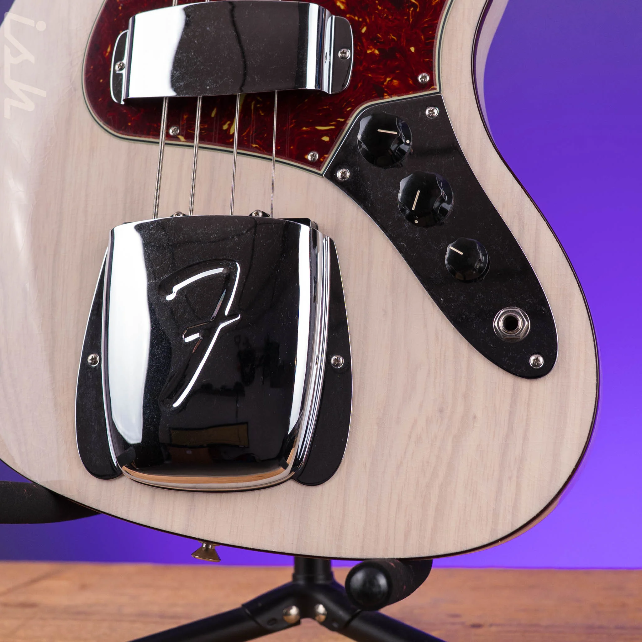Fender Custom Shop Limited '60s Jazz Bass DLX Closet Classic Aged White Blonde - Image 5