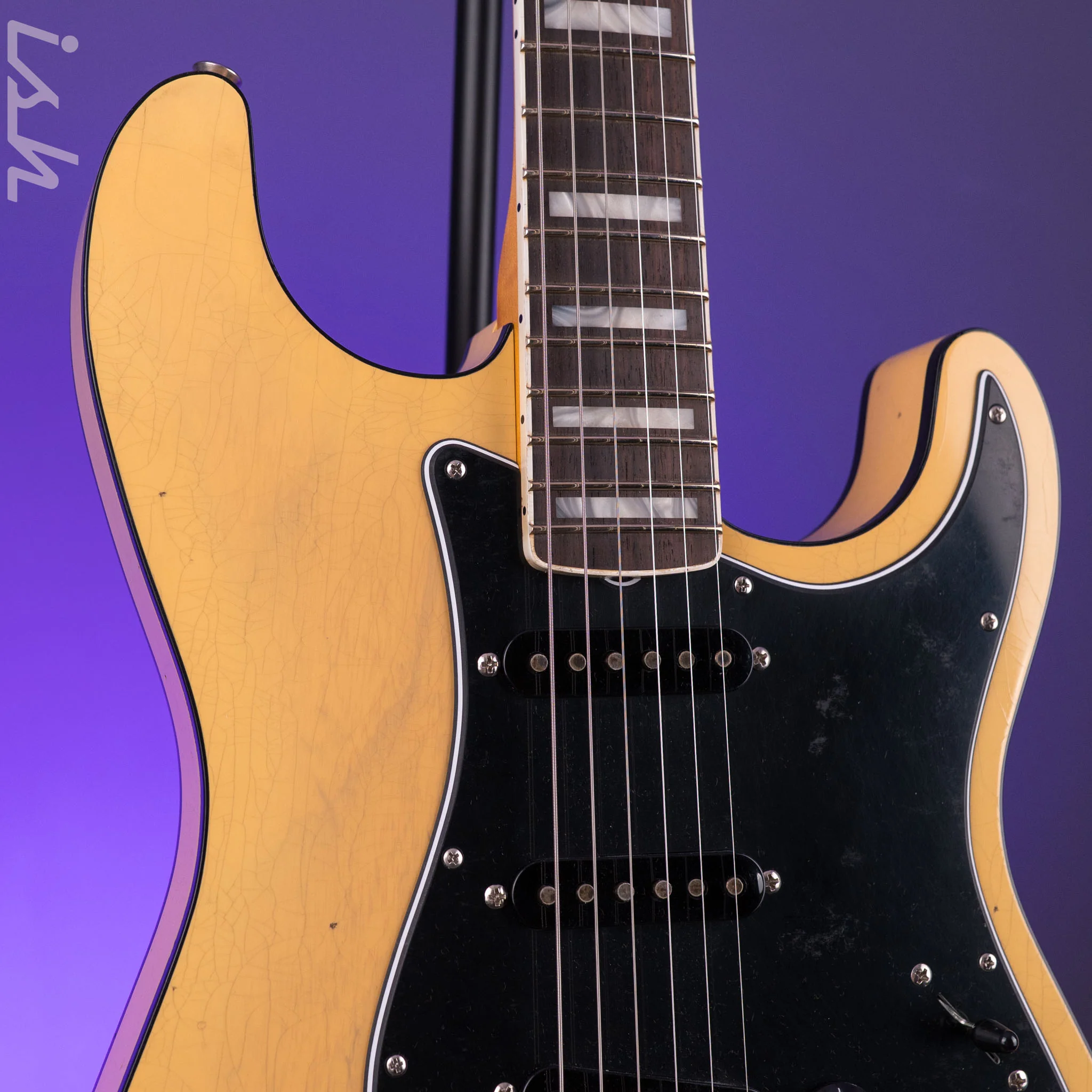 Fender Custom Shop Limited '60s Thinline® Stratocaster® Journeyman Relic® Aged Natural Blonde - Image 4