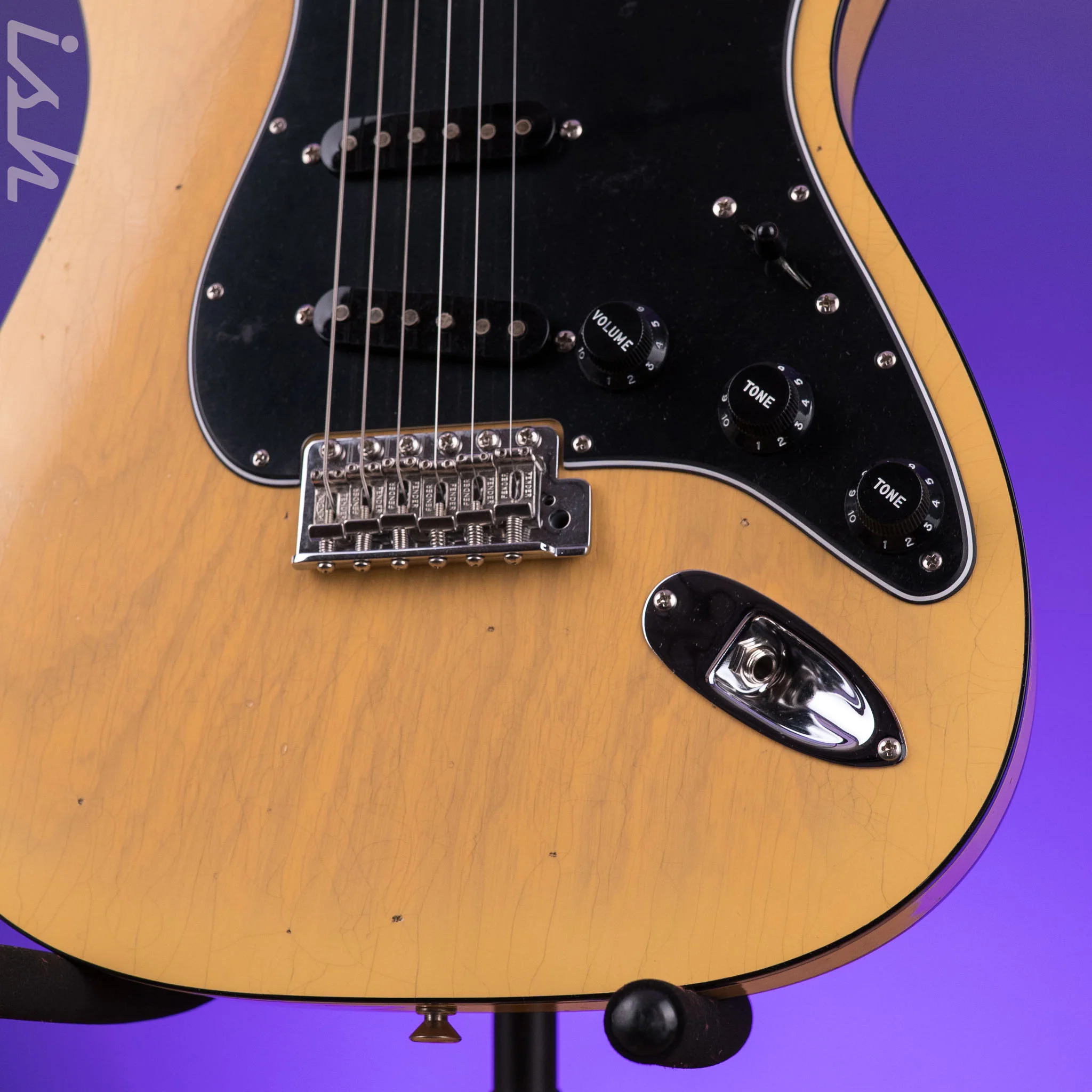 Fender Custom Shop Limited '60s Thinline® Stratocaster® Journeyman Relic® Aged Natural Blonde - Image 5