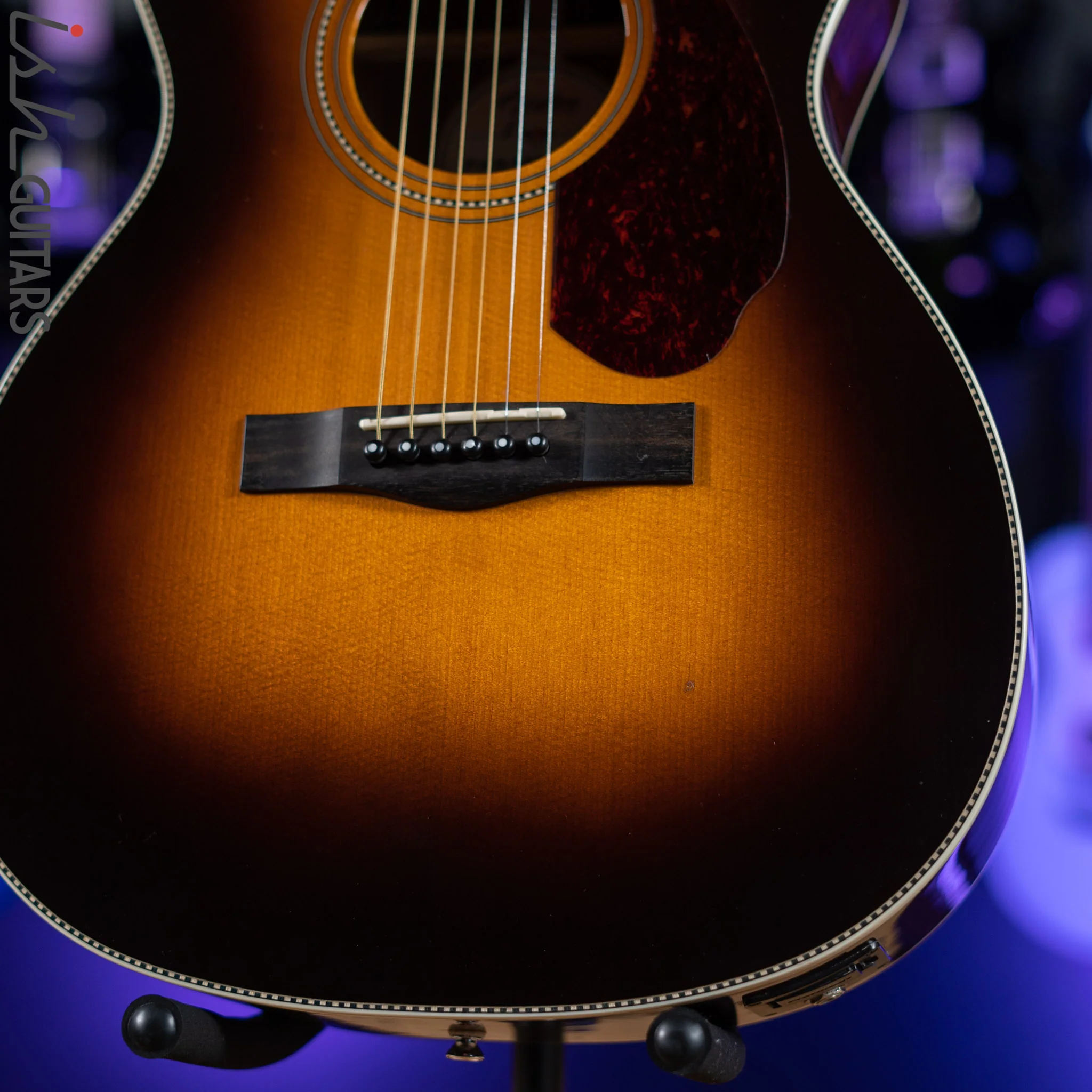 Fender Paramount Series PM-3 Deluxe Sunburst Acoustic Guitar - Image 4