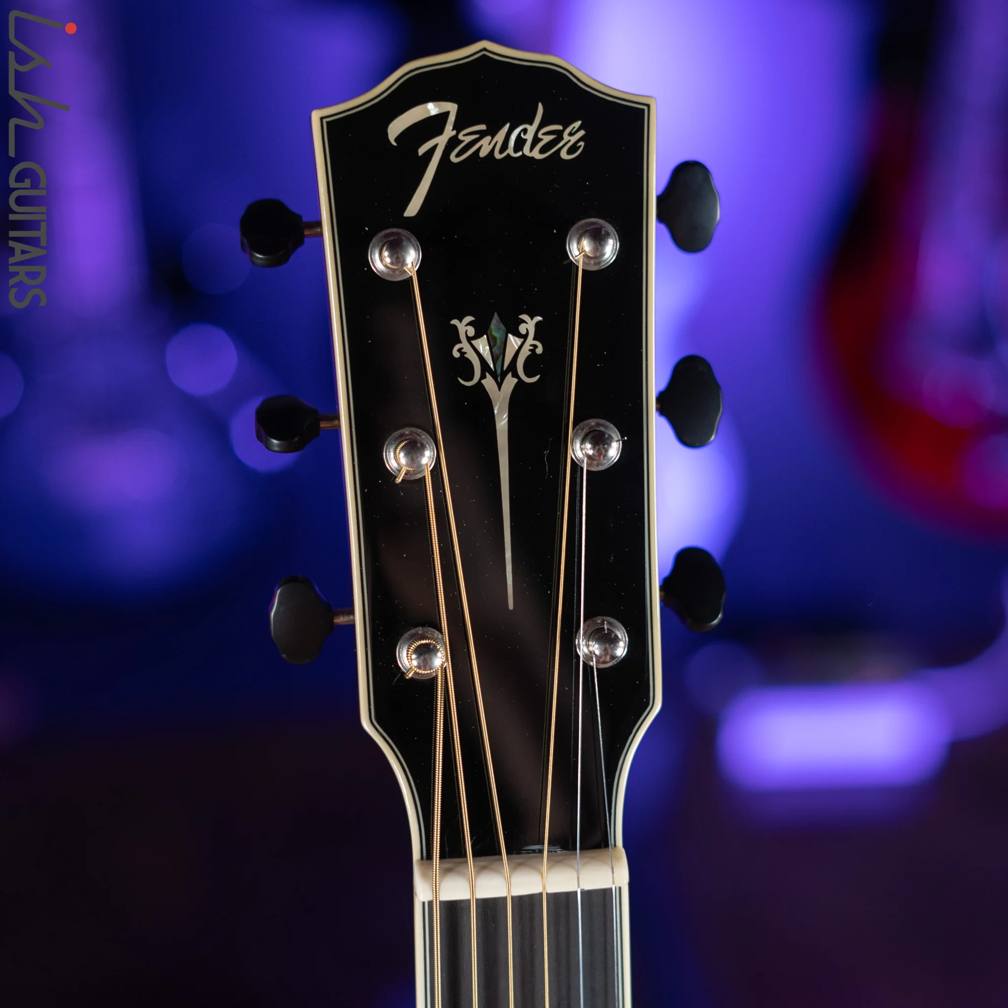 Fender Paramount Series PM-3 Deluxe Sunburst Acoustic Guitar - Image 9