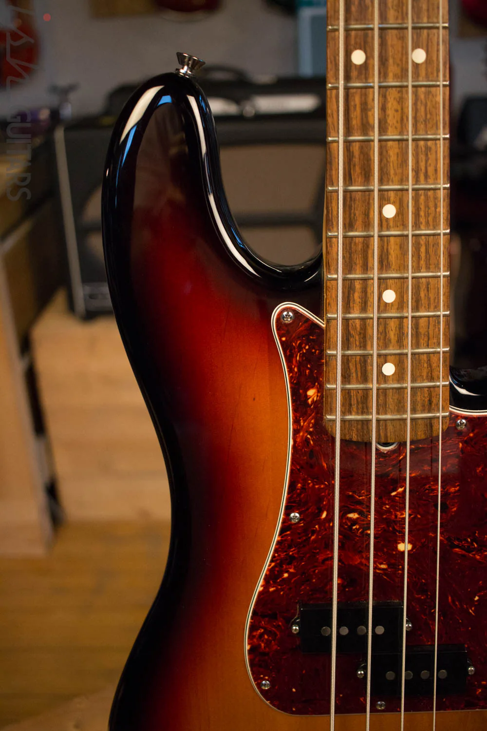 2010 Fender Precision Bass USA Sunburst - Image 3