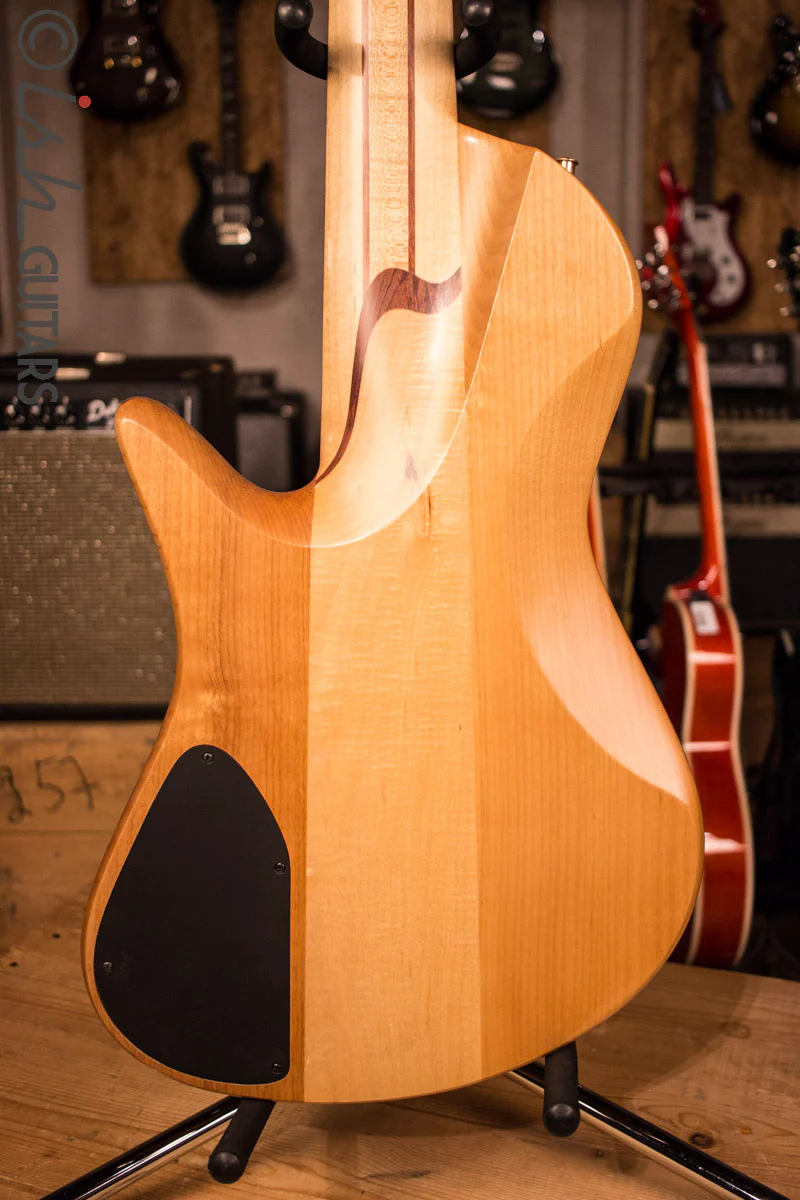 Fodera Emperor II Singlecut Custom Elite Neck Through 5 String Fretless Bass - Image 7