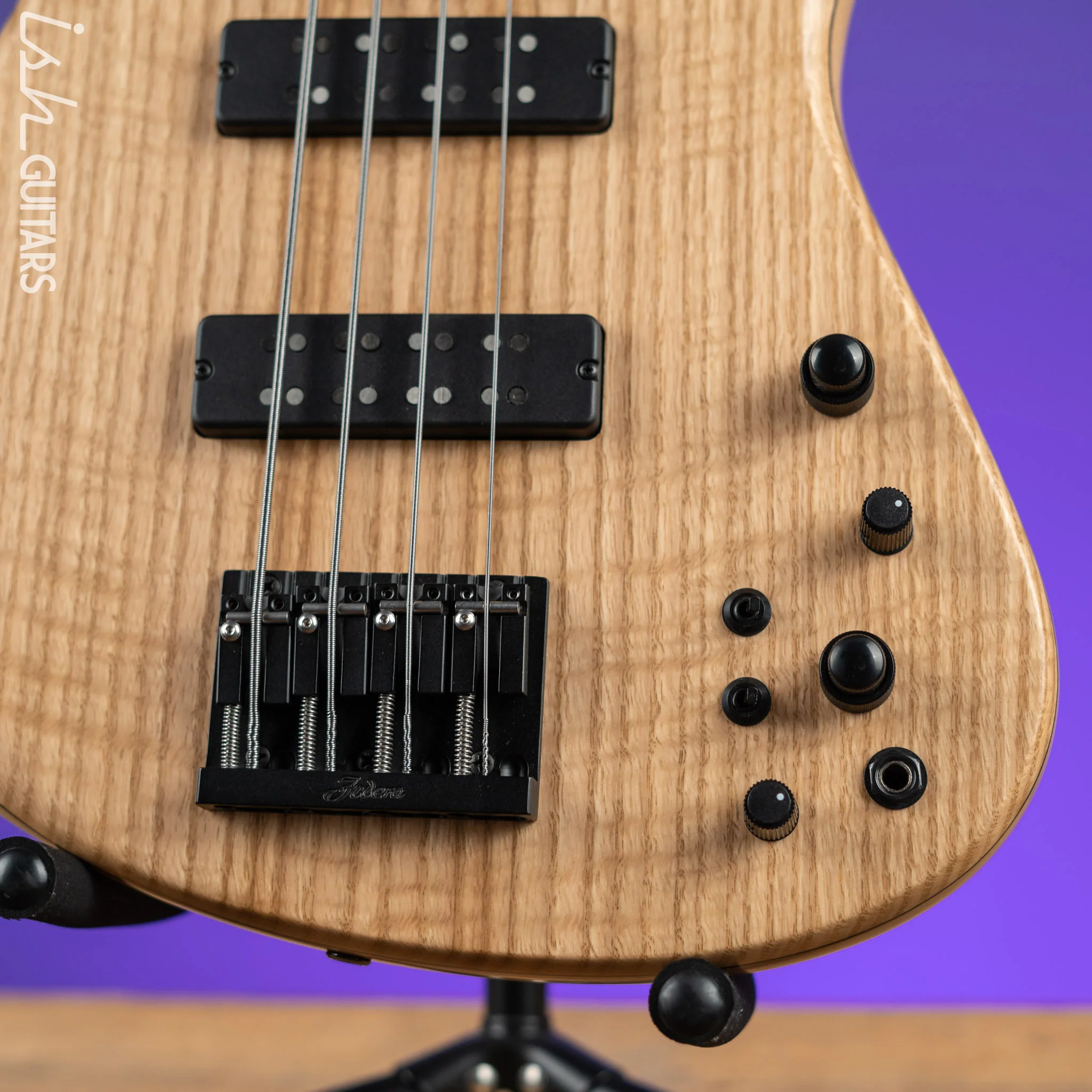 Fodera Emperor 4 Standard Natural Oak - Image 4