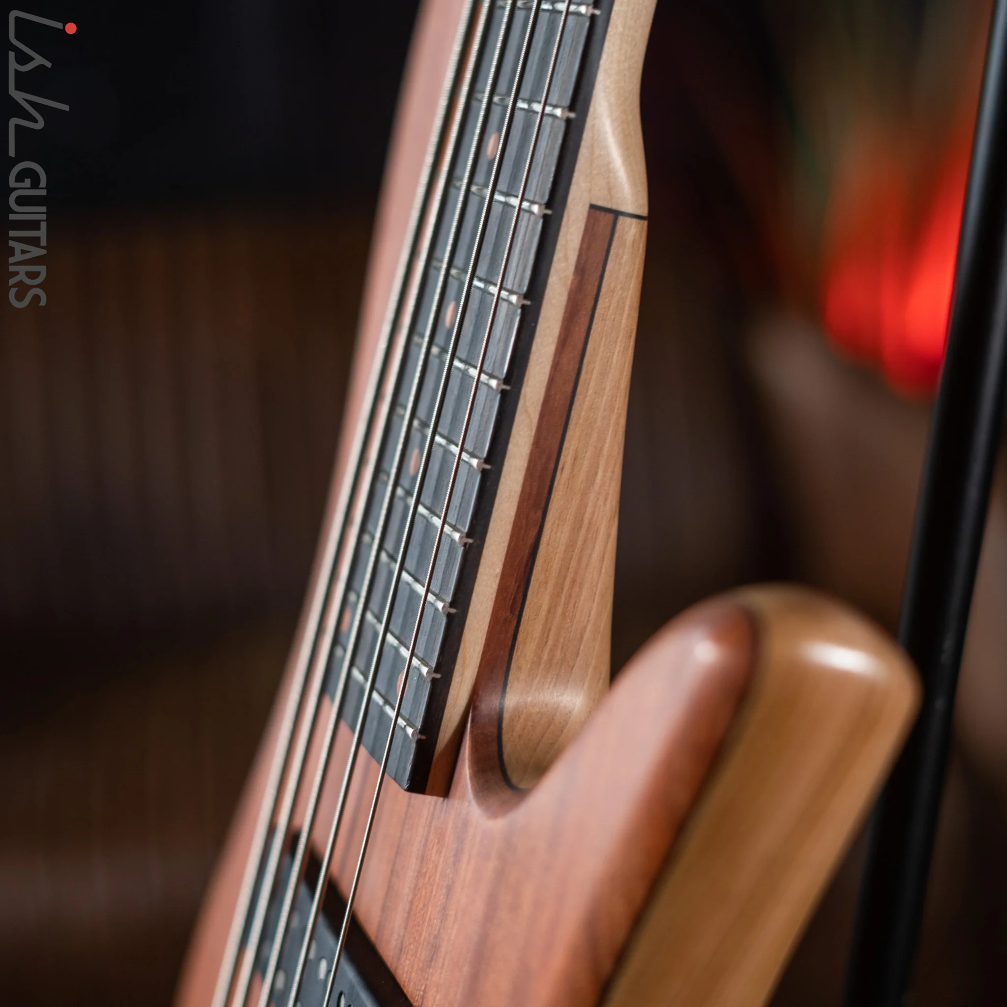 Fodera Emperor Deluxe 2022 Anniversary 5-String Bass Bubinga Top Natural Satin - Image 13