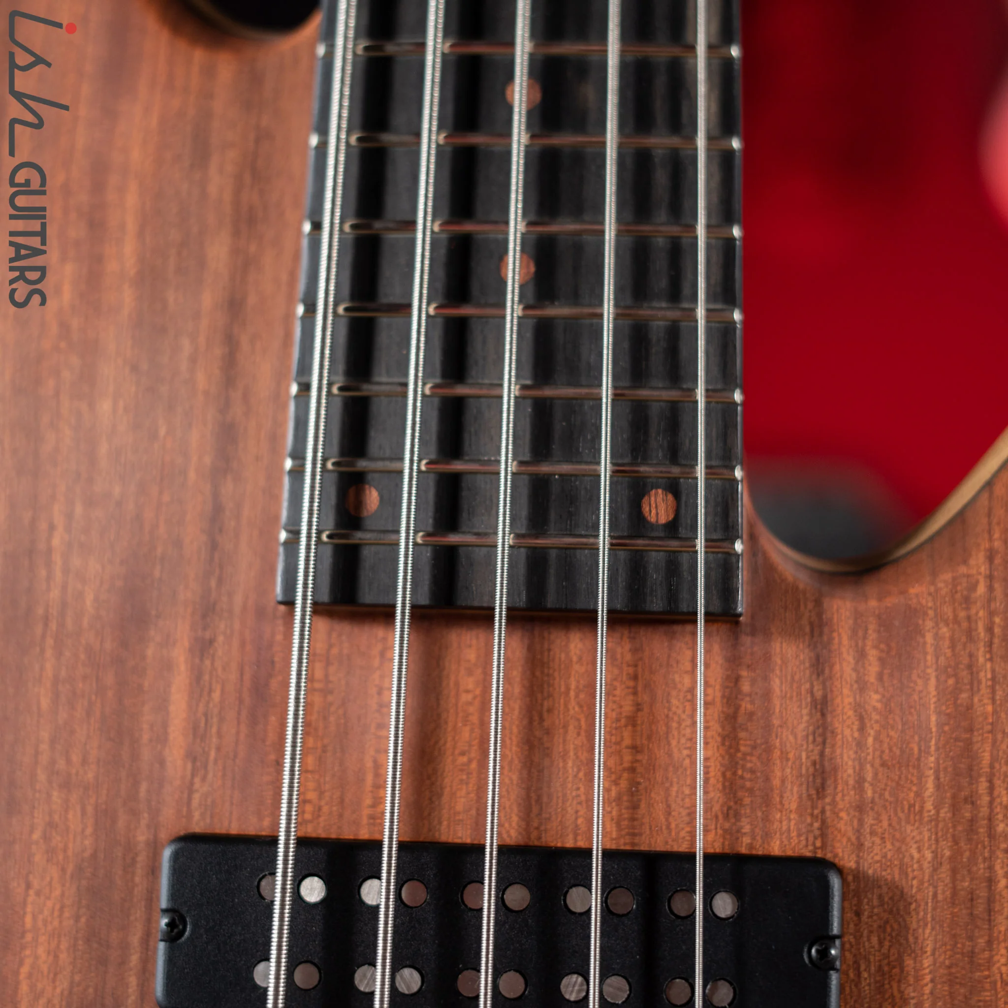 Fodera Emperor Deluxe 2022 Anniversary 5-String Bass Bubinga Top Natural Satin - Image 6