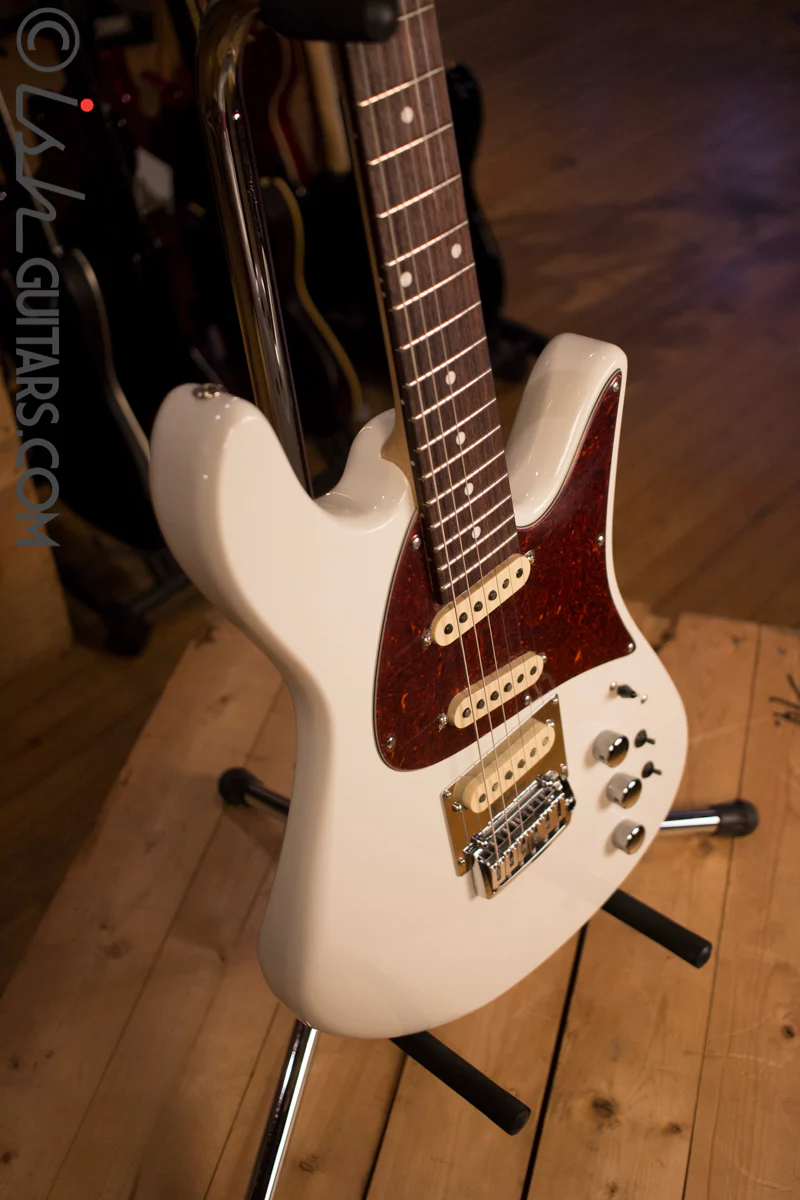 Fodera Emperor Electric Guitar Olympic White - Image 6
